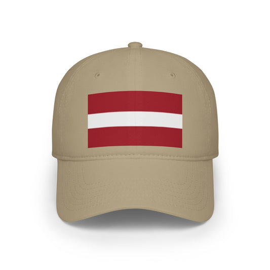 Low Profile Baseball Cap -- Latvia