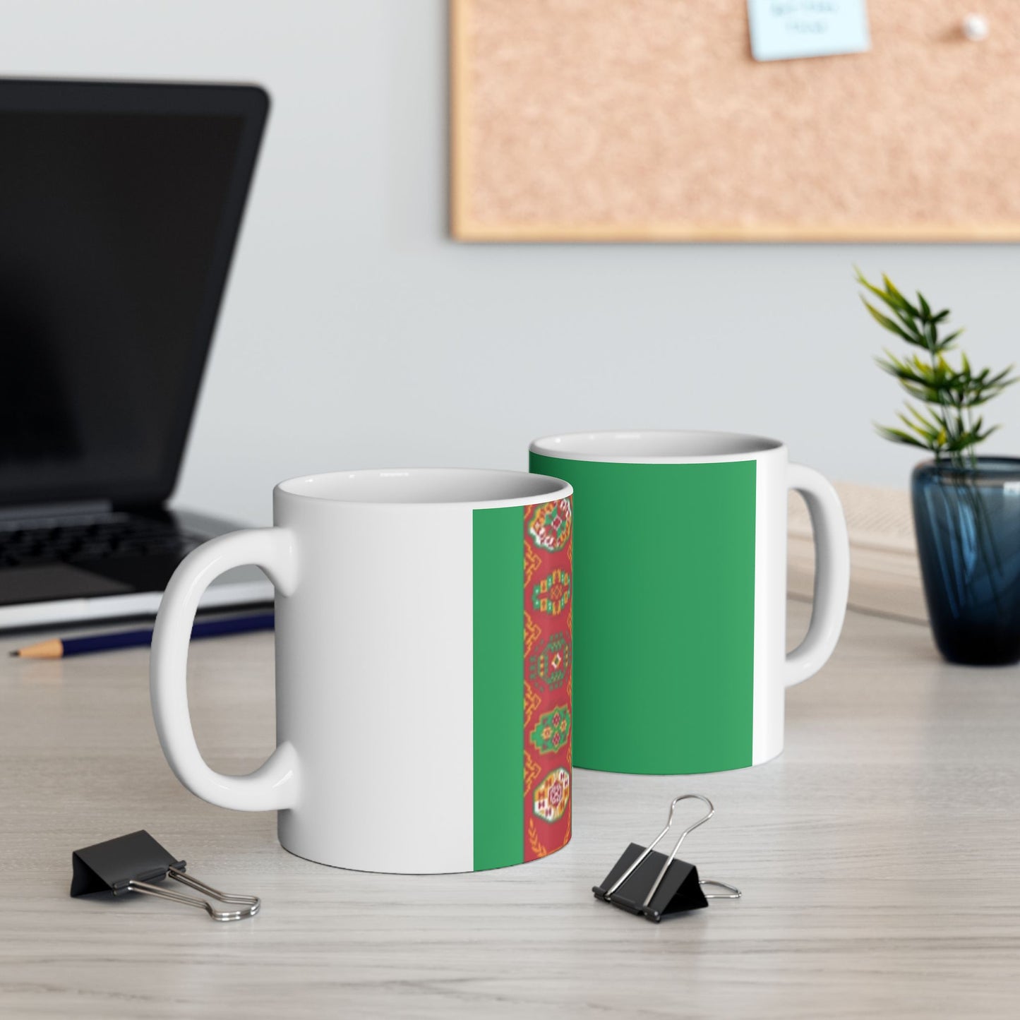 Ceramic Mug, 11oz -- Turkmenistan
