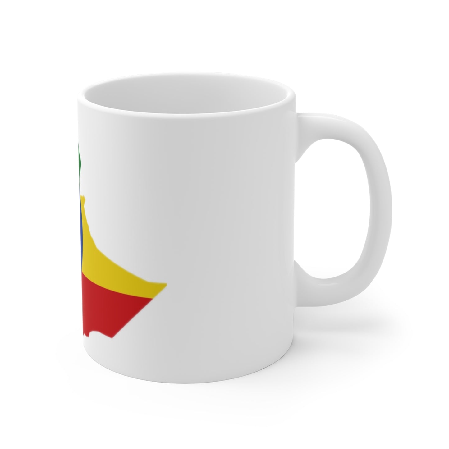 Copy of Mug 11oz -- Ethiopan federal Flag and map
