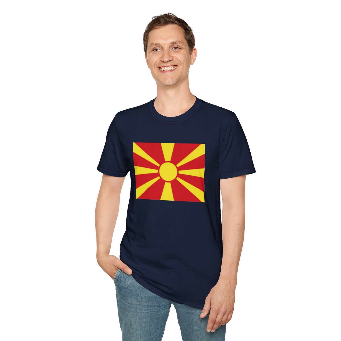 Unisex Softstyle T-Shirt -- North Macedonia