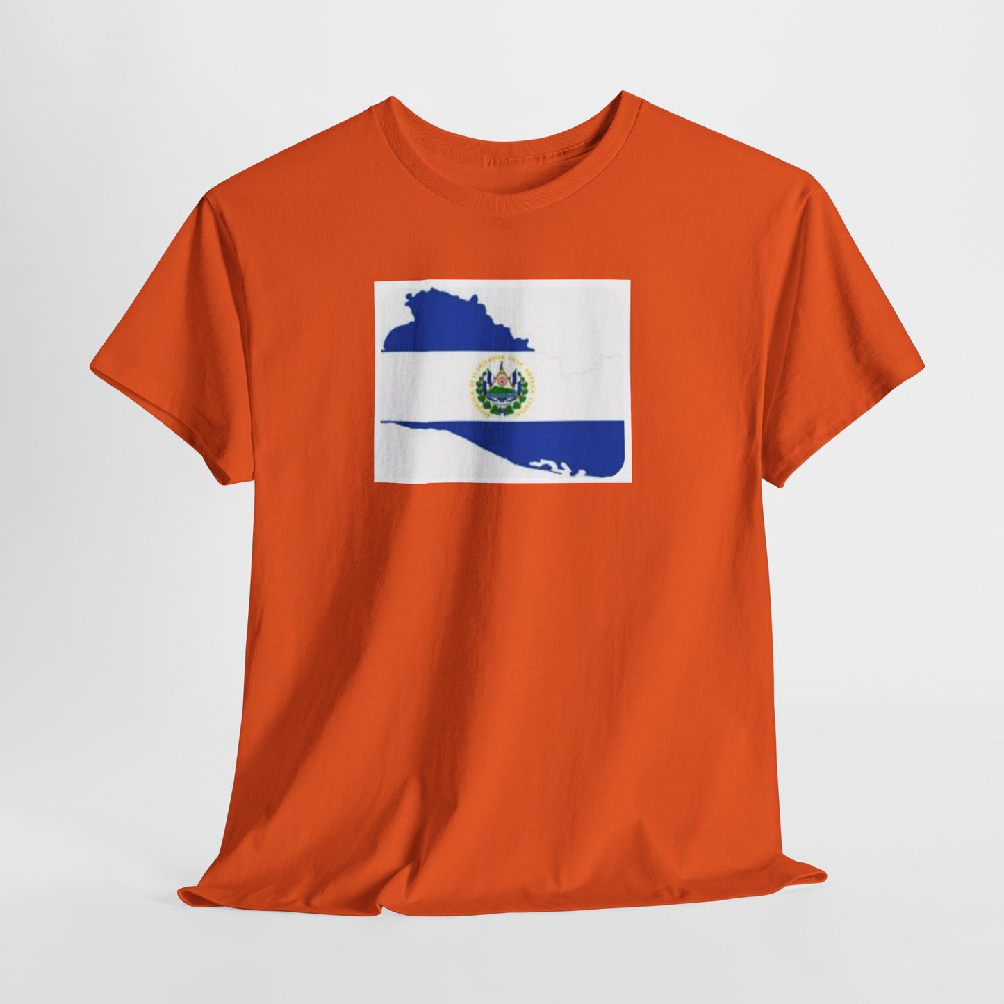 Unisex Heavy Cotton Tee -- el Salvador flag and map