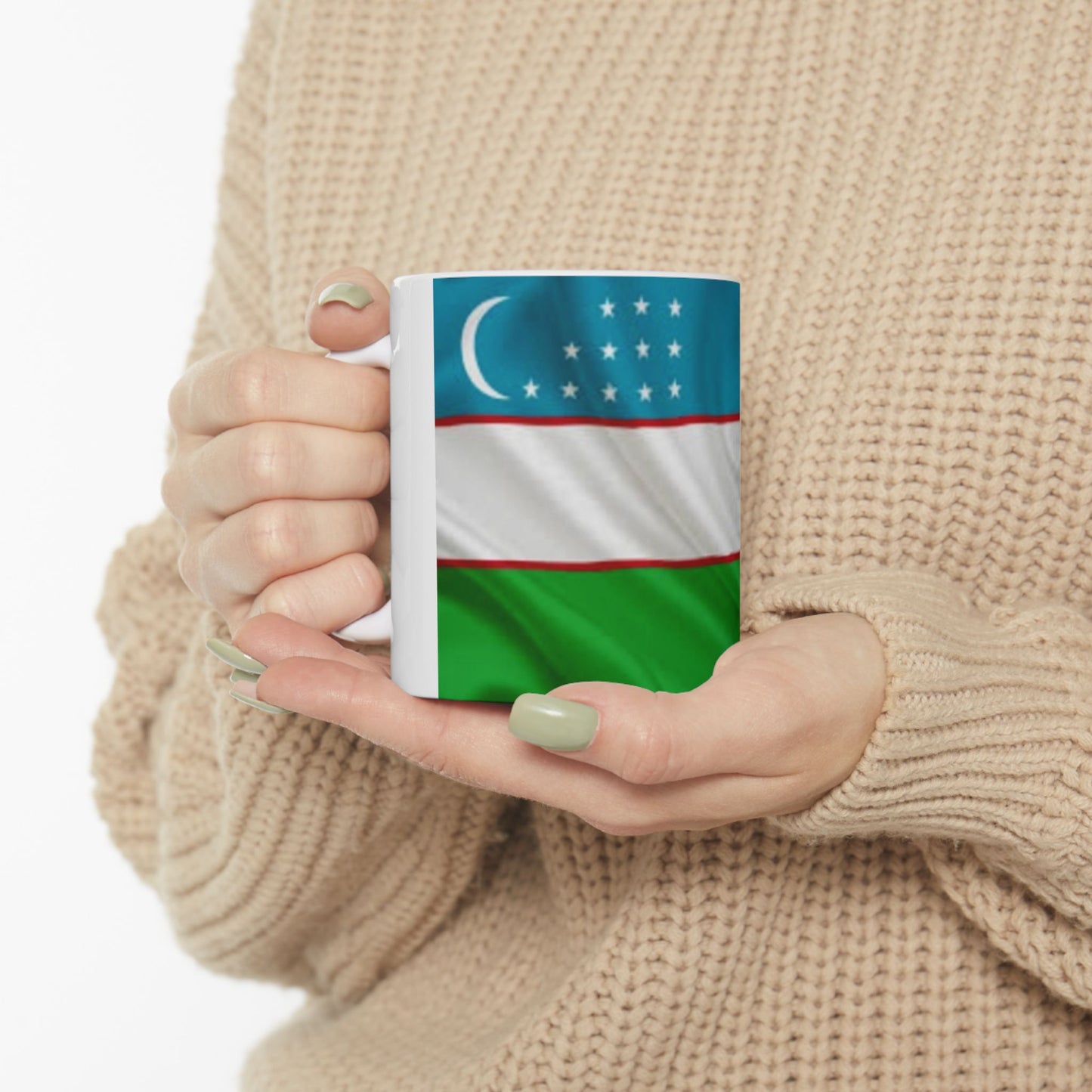 Ceramic Mug, 11oz -- Uzbekistan