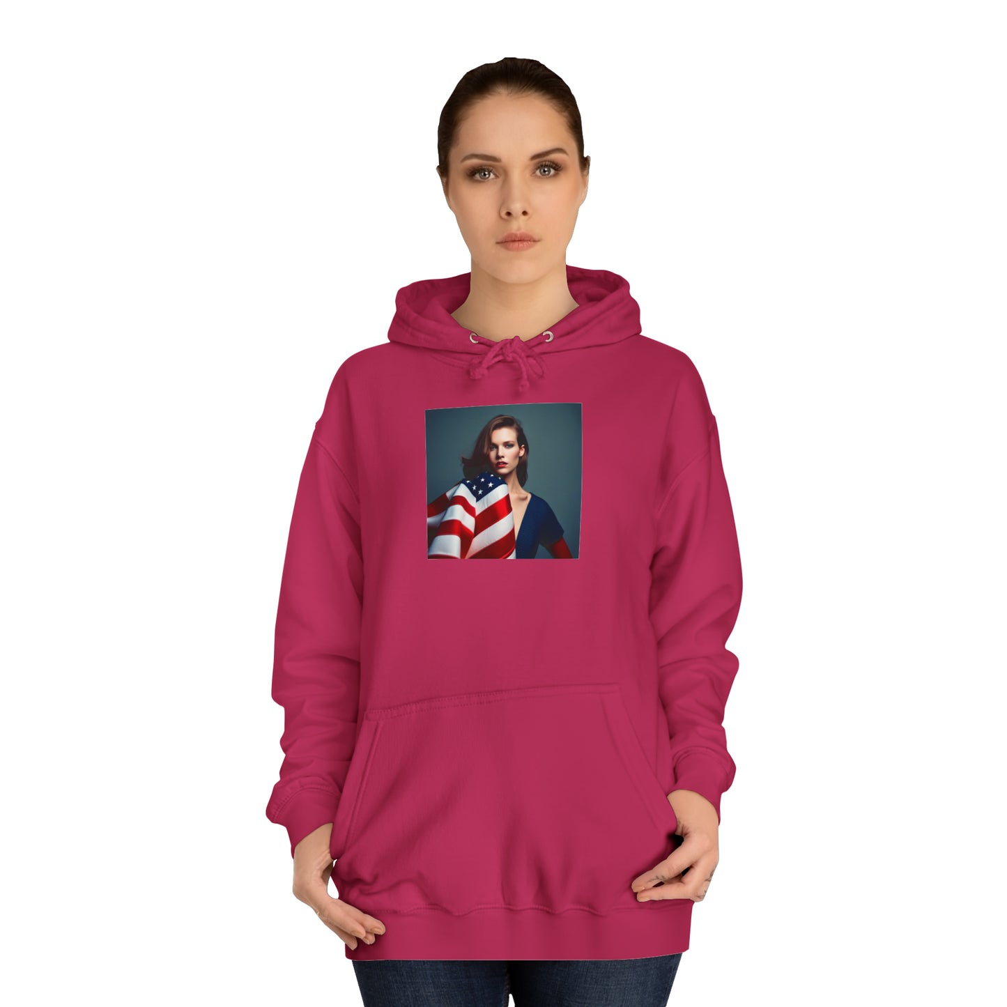 Unisex College Hoodie USA