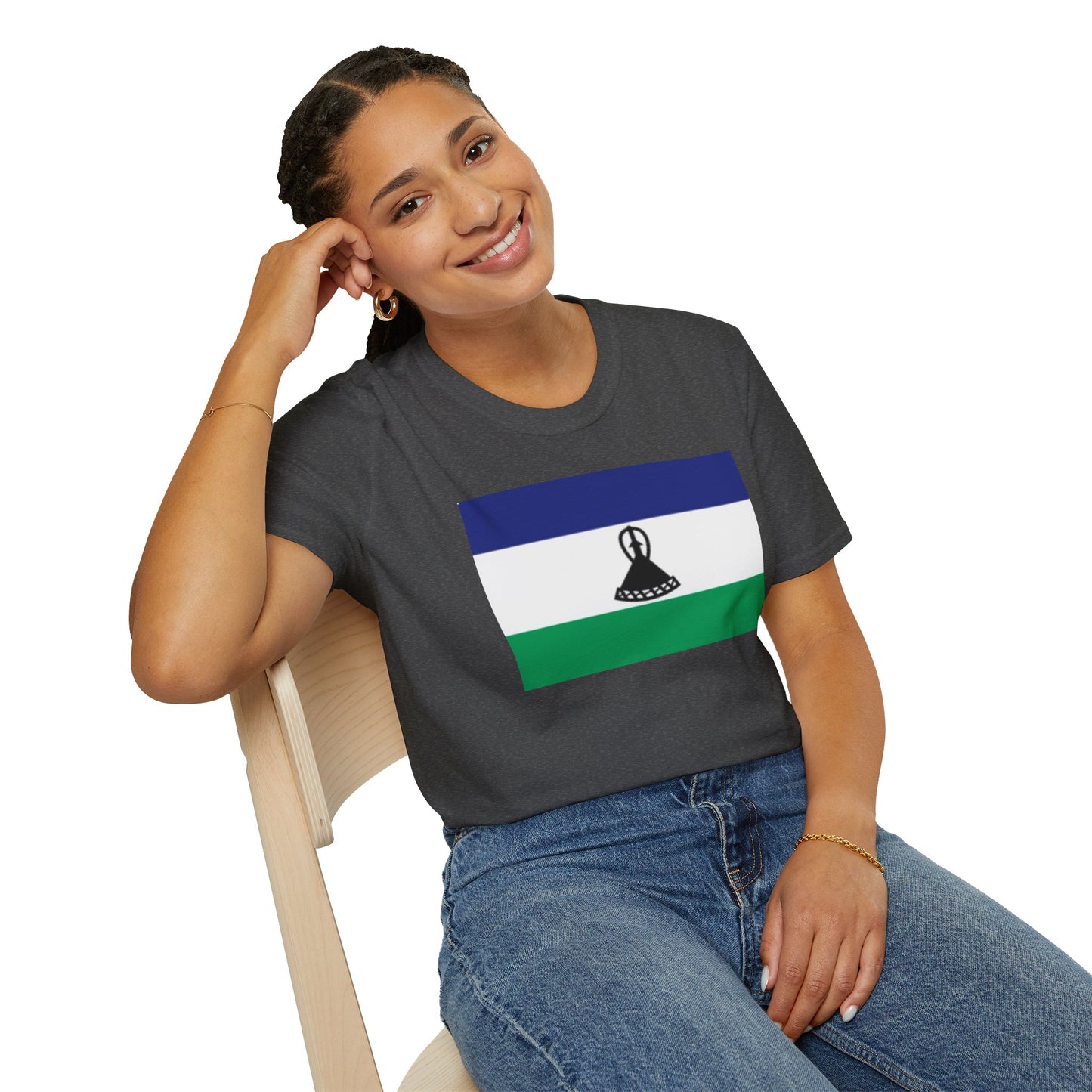 Unisex Softstyle T-Shirt -- Lesotho