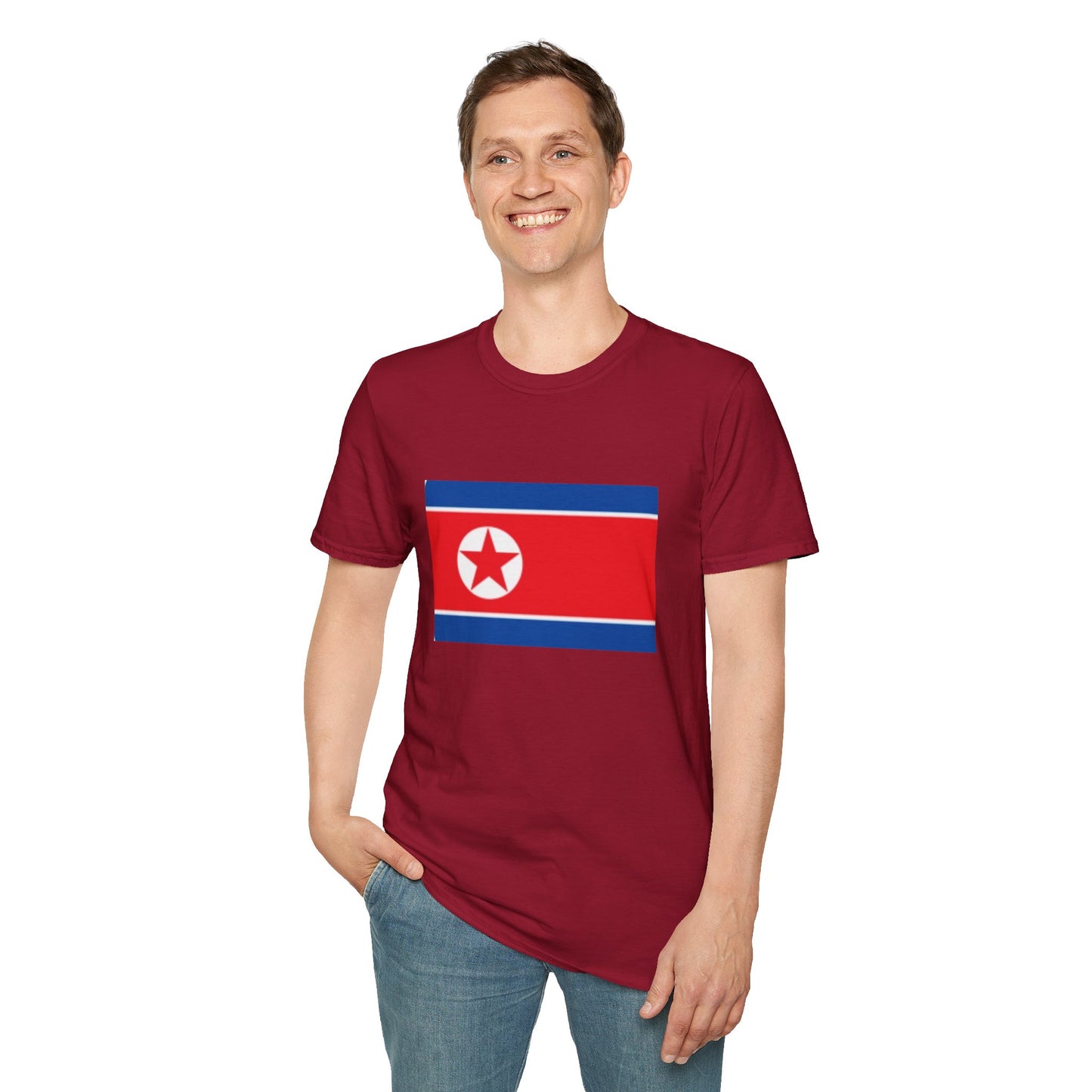Unisex Softstyle T-Shirt -- North Korea