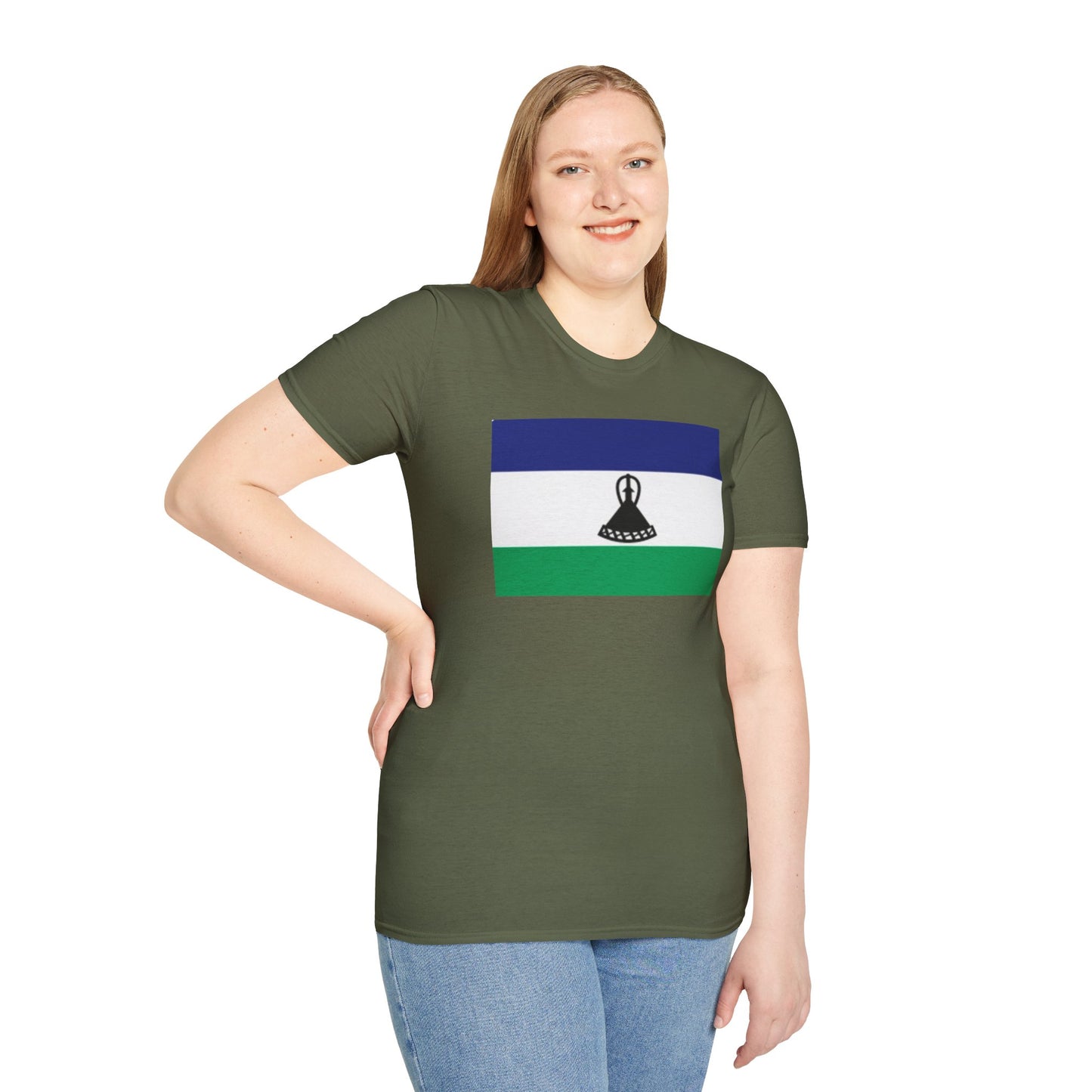 Unisex Softstyle T-Shirt -- Lesotho