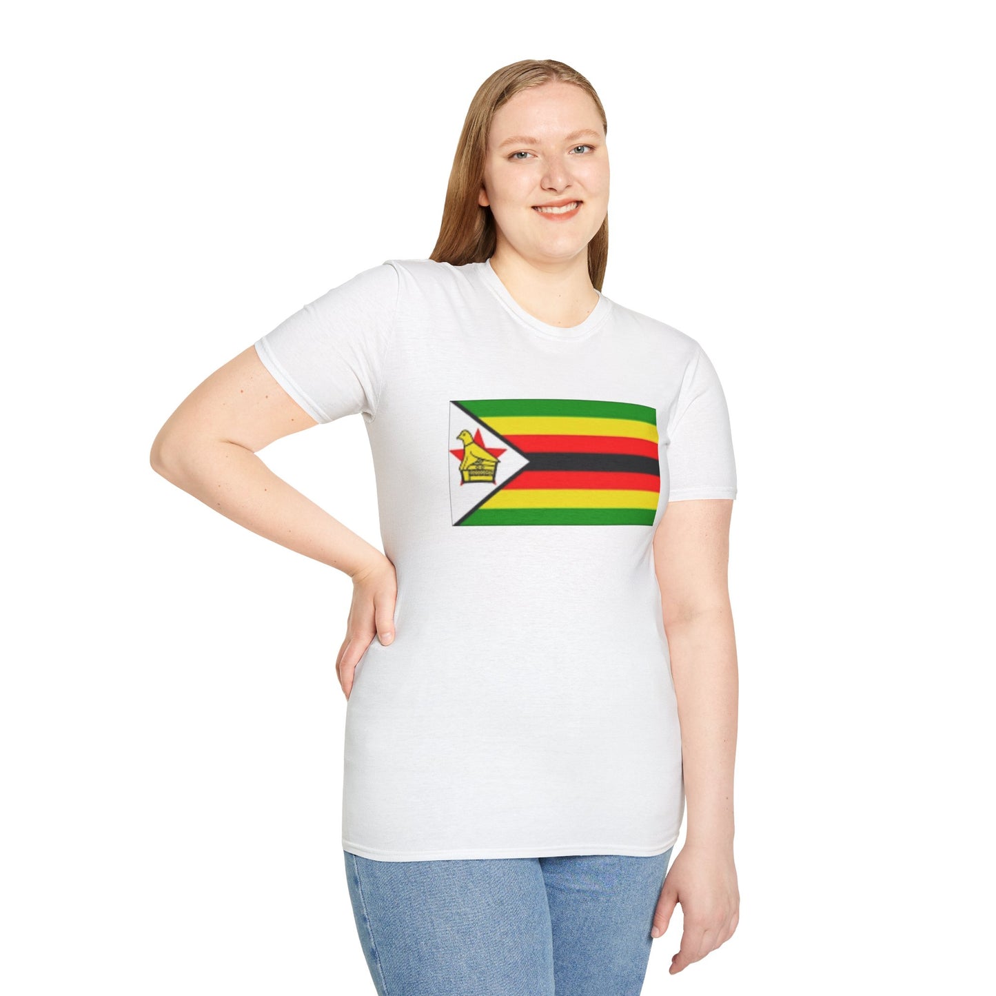 Unisex Softstyle T-Shirt -- Zimbabwe