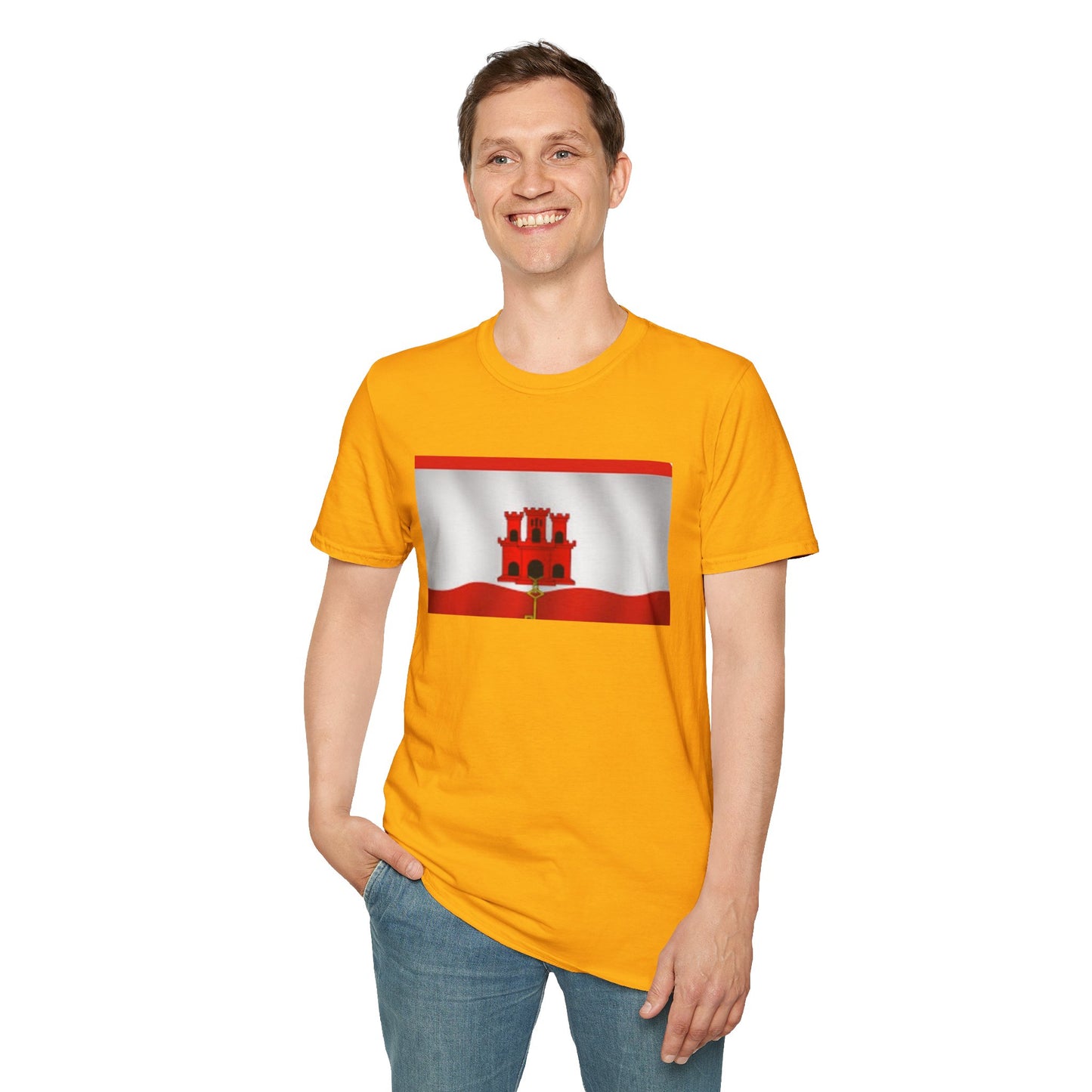 Unisex Softstyle T-Shirt -- Gibraltar