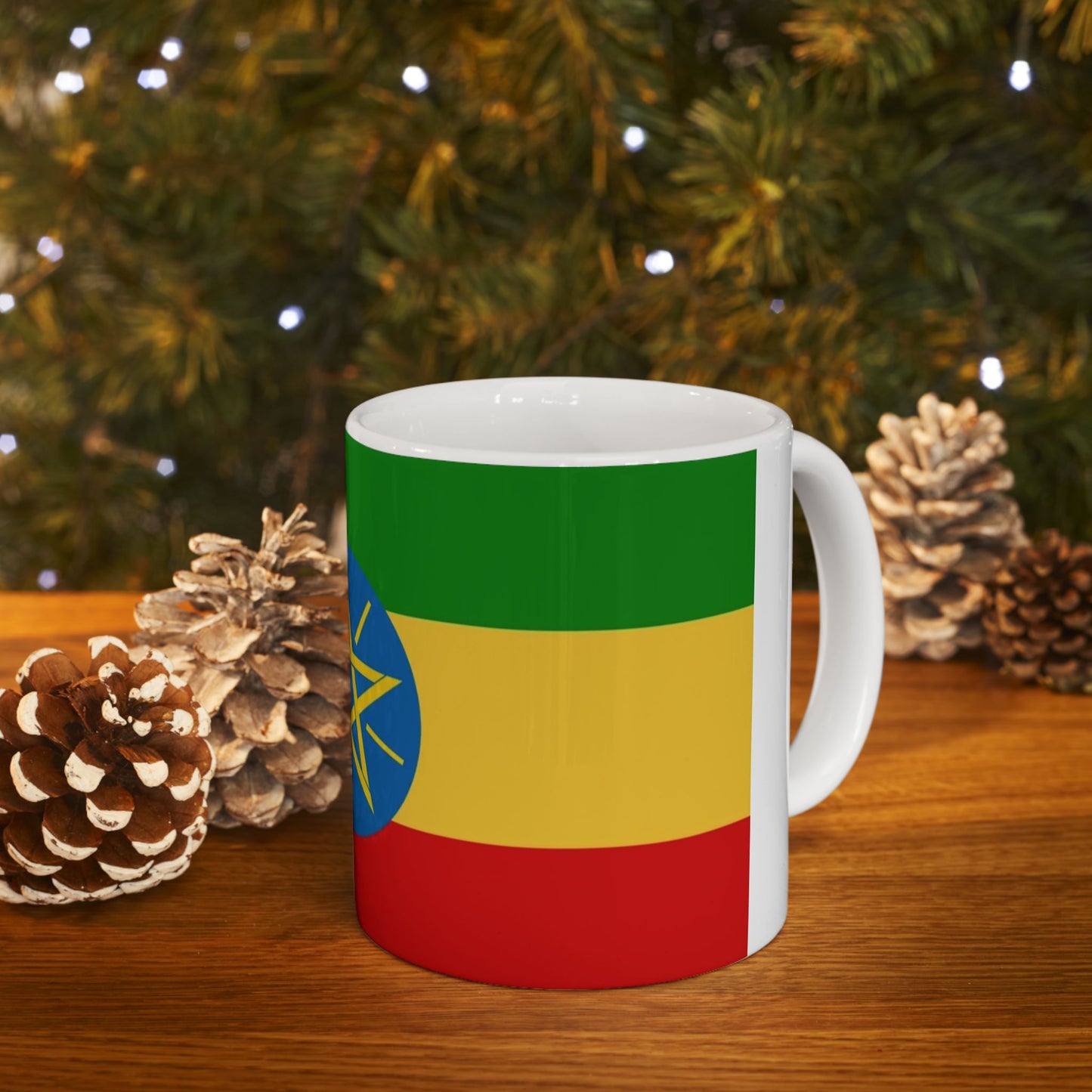 Ceramic Mug 11oz ZZ -- Ethiopian Federl Flag