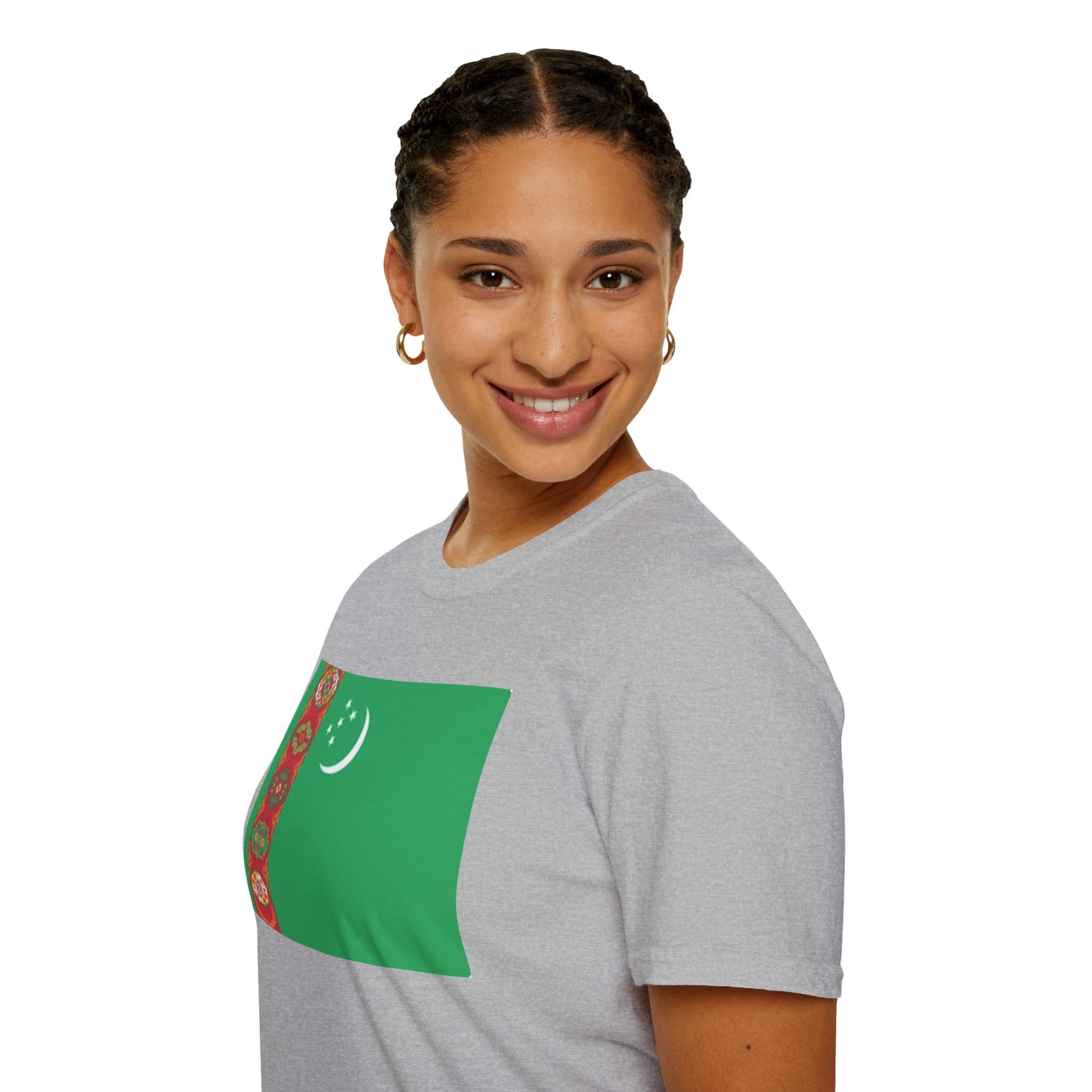 Unisex Softstyle T-Shirt -- Turkmenistan