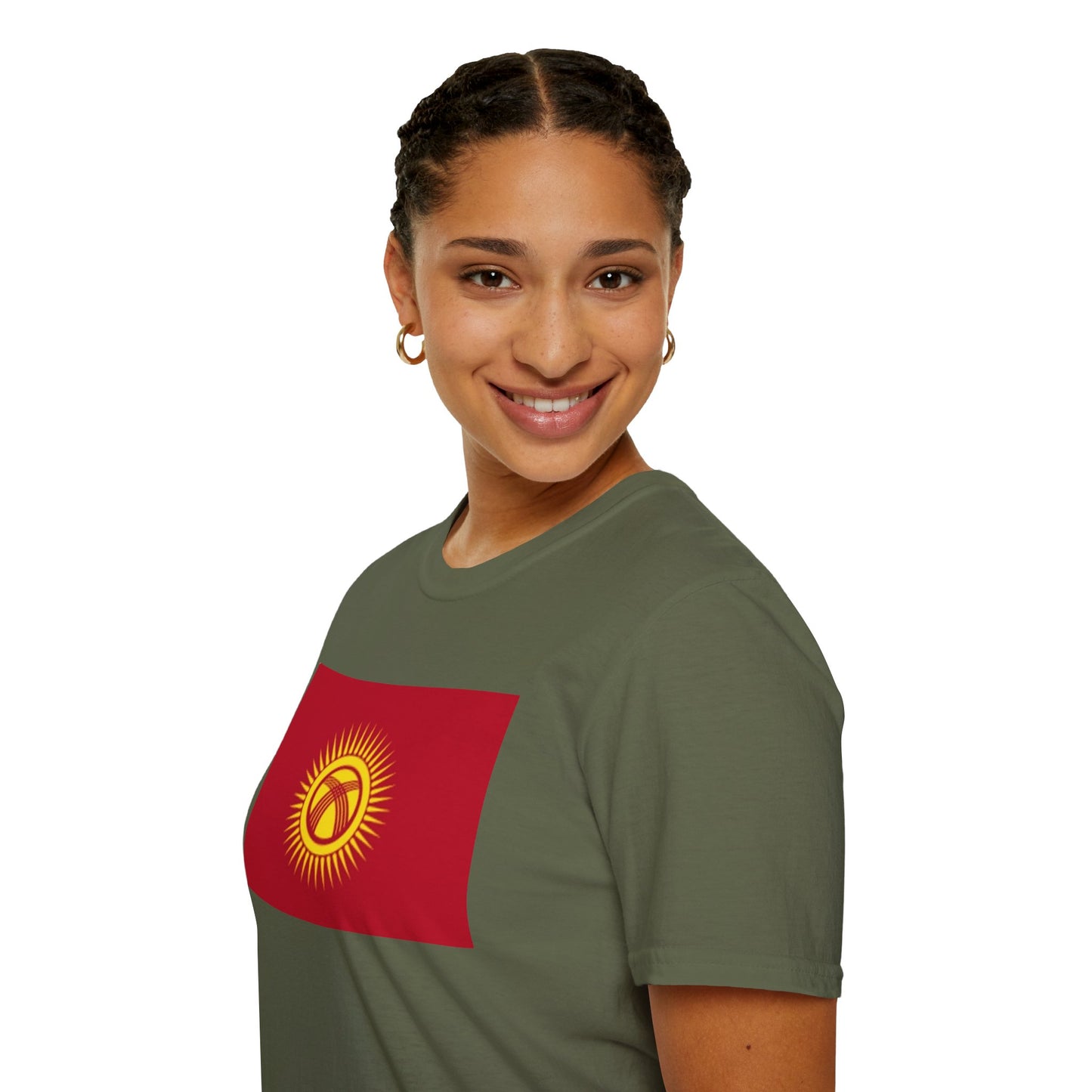Unisex Softstyle T-Shirt -- Kyrgyzstan