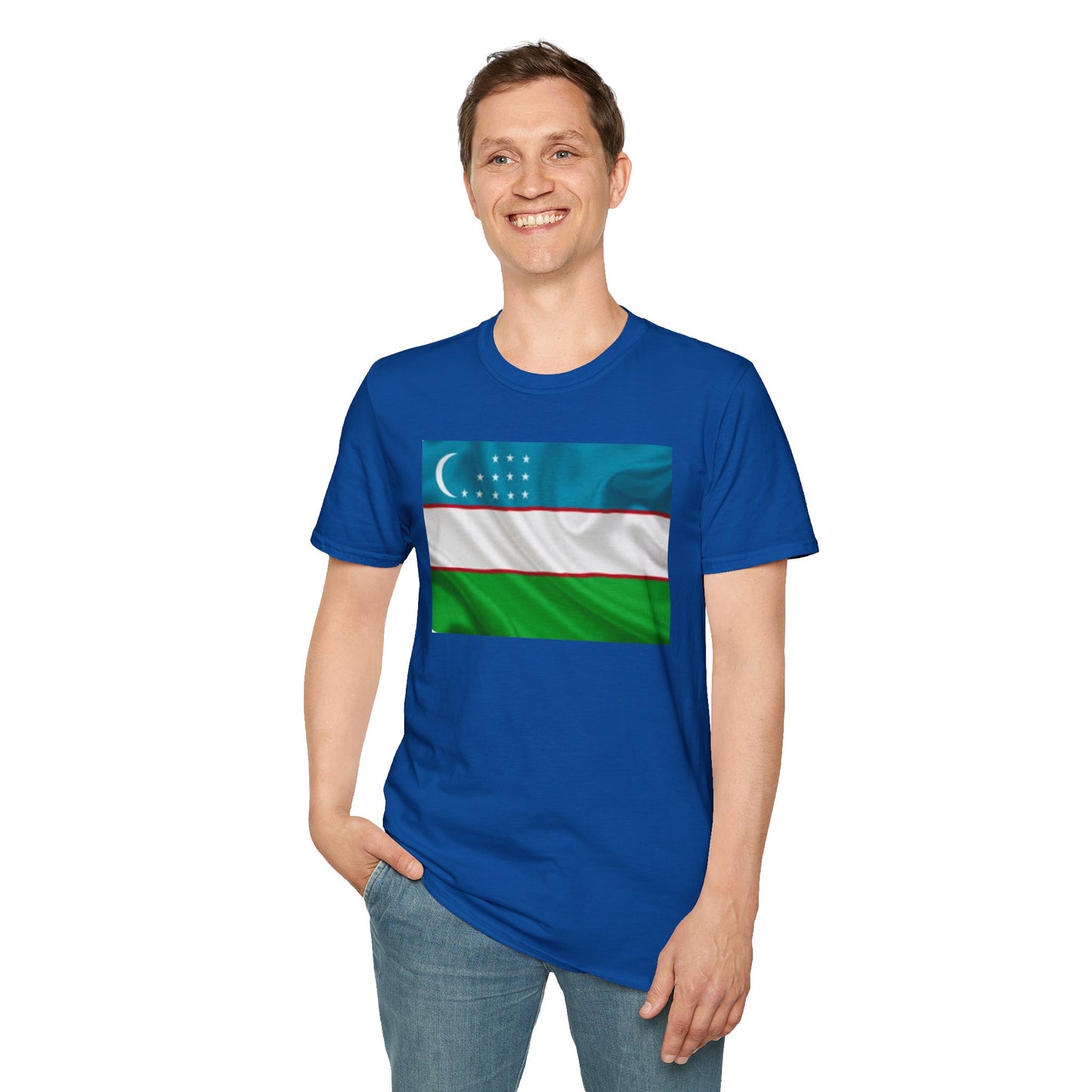 Unisex Softstyle T-Shirt -- Uzbekistan