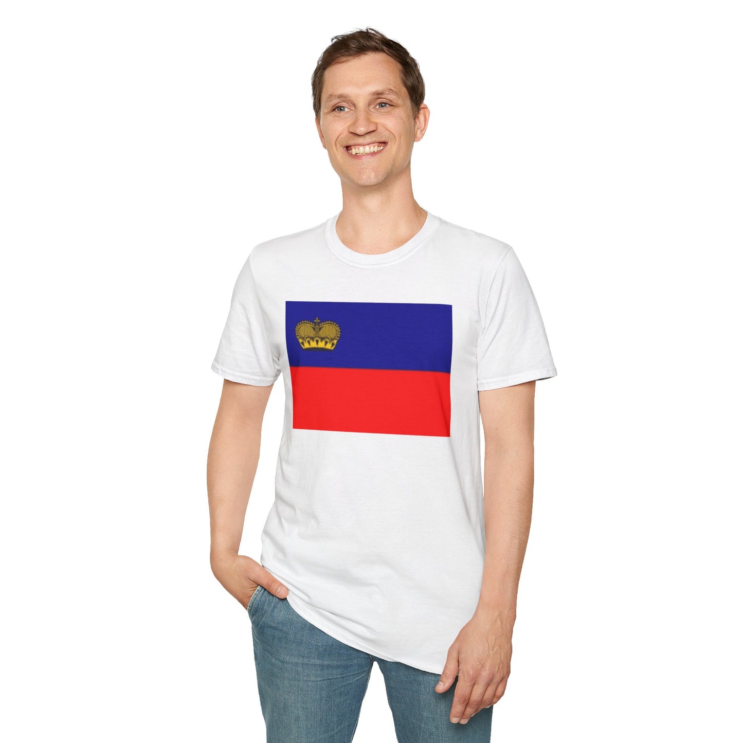 Unisex Softstyle T-Shirt -- Liechtenstein