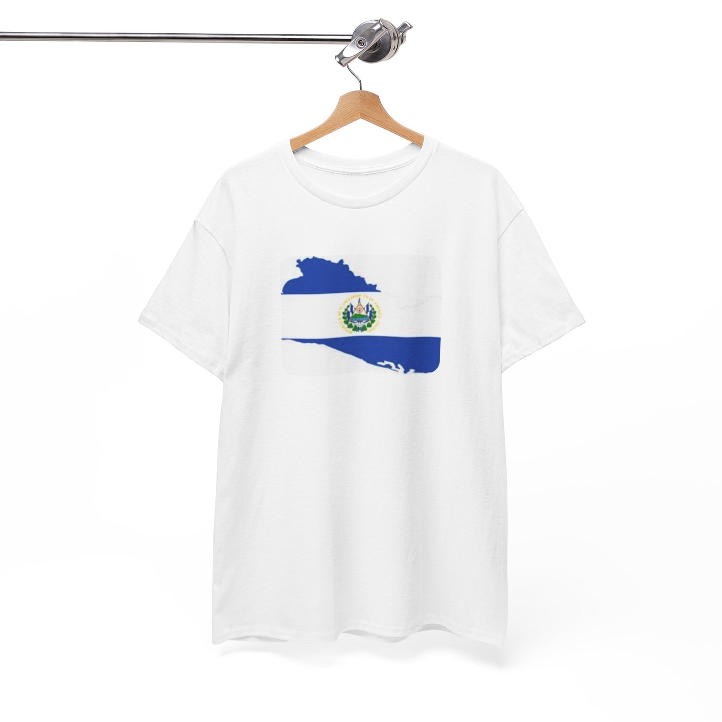 Unisex Heavy Cotton Tee -- el Salvador flag and map