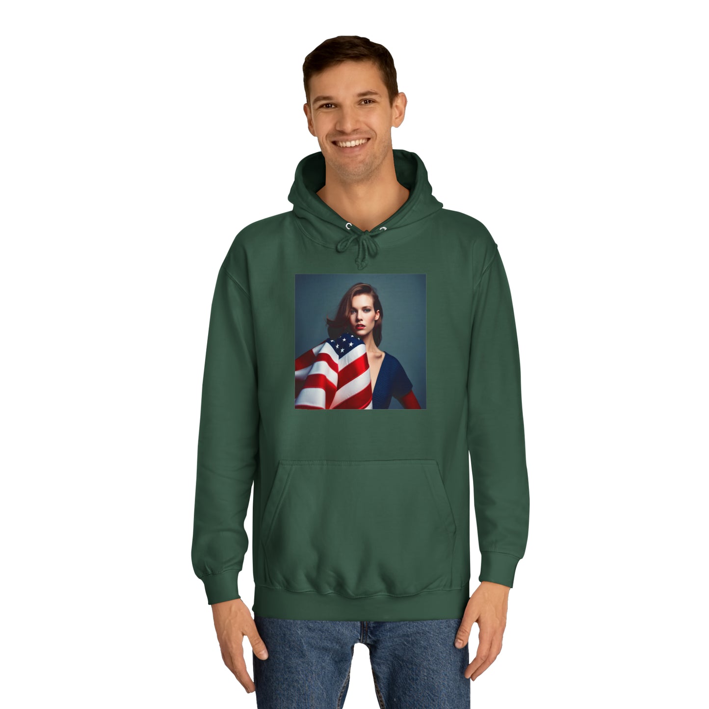 Unisex College Hoodie USA