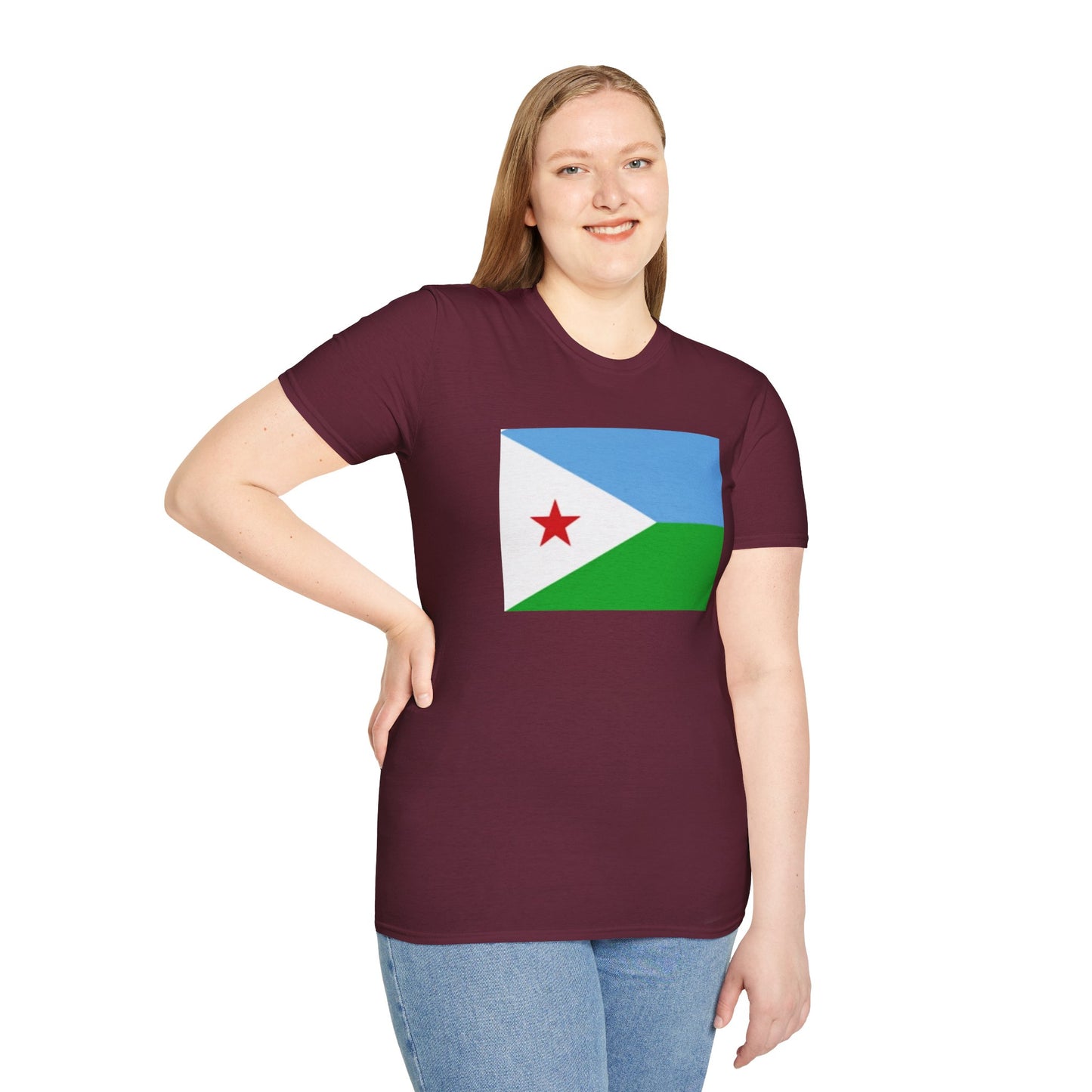 Unisex Softstyle T-Shirt -- Djibouti