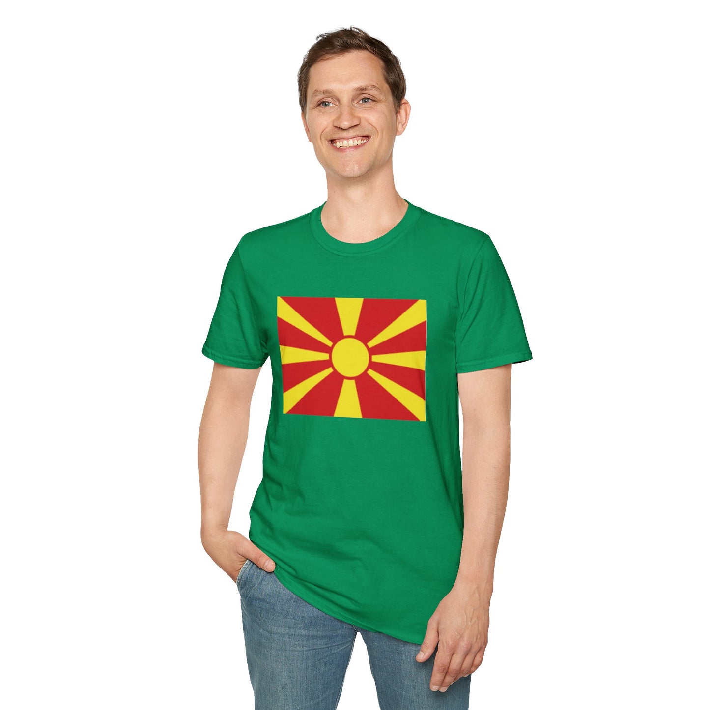 Unisex Softstyle T-Shirt -- North Macedonia