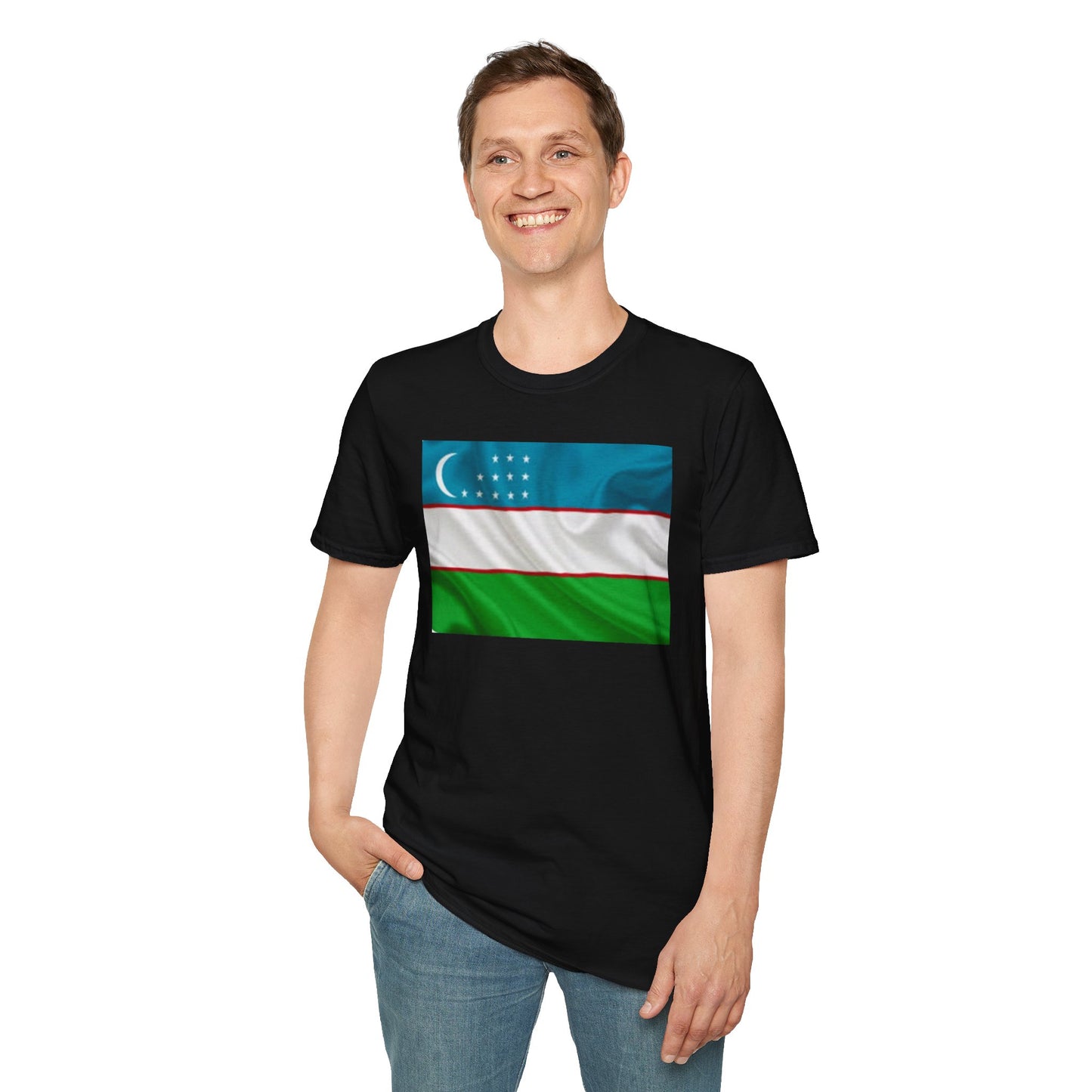 Unisex Softstyle T-Shirt -- Uzbekistan