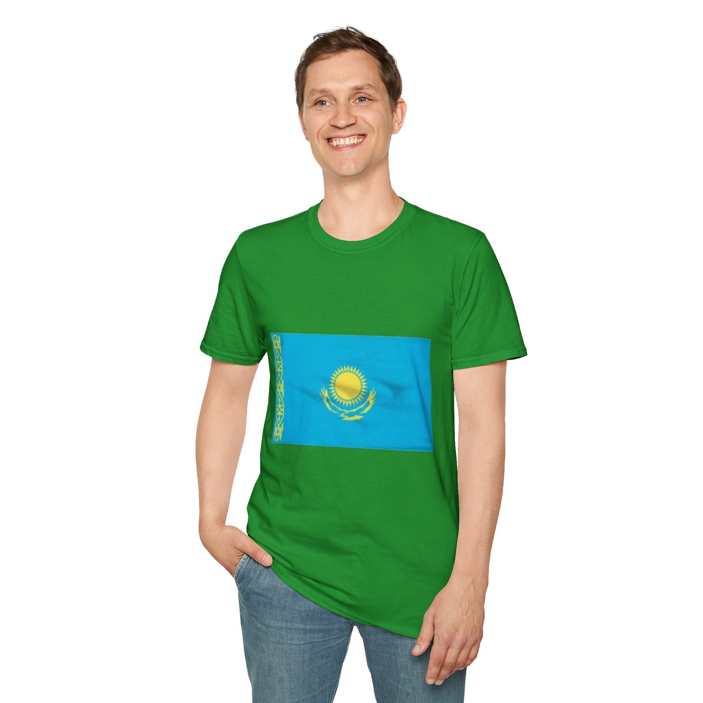 Unisex Softstyle T-Shirt -- Kazakhstan