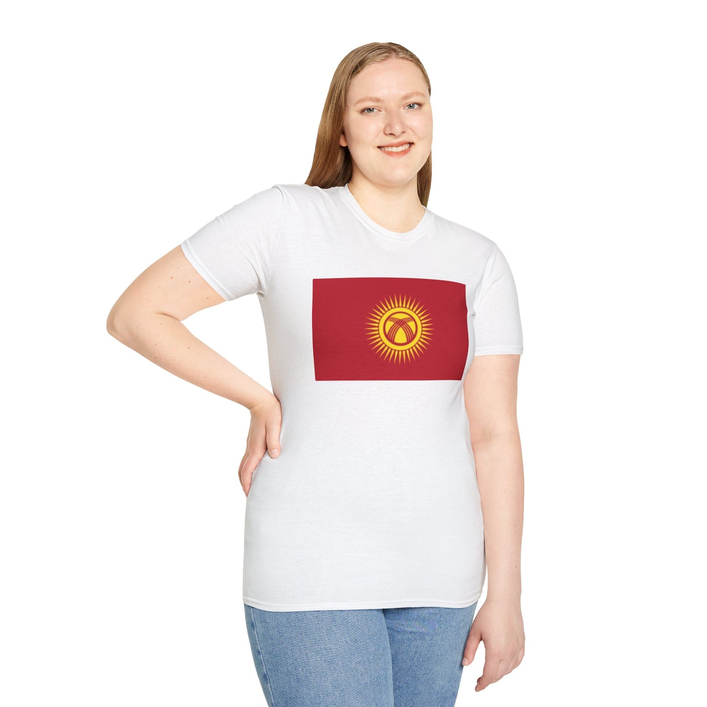 Unisex Softstyle T-Shirt -- Kyrgyzstan