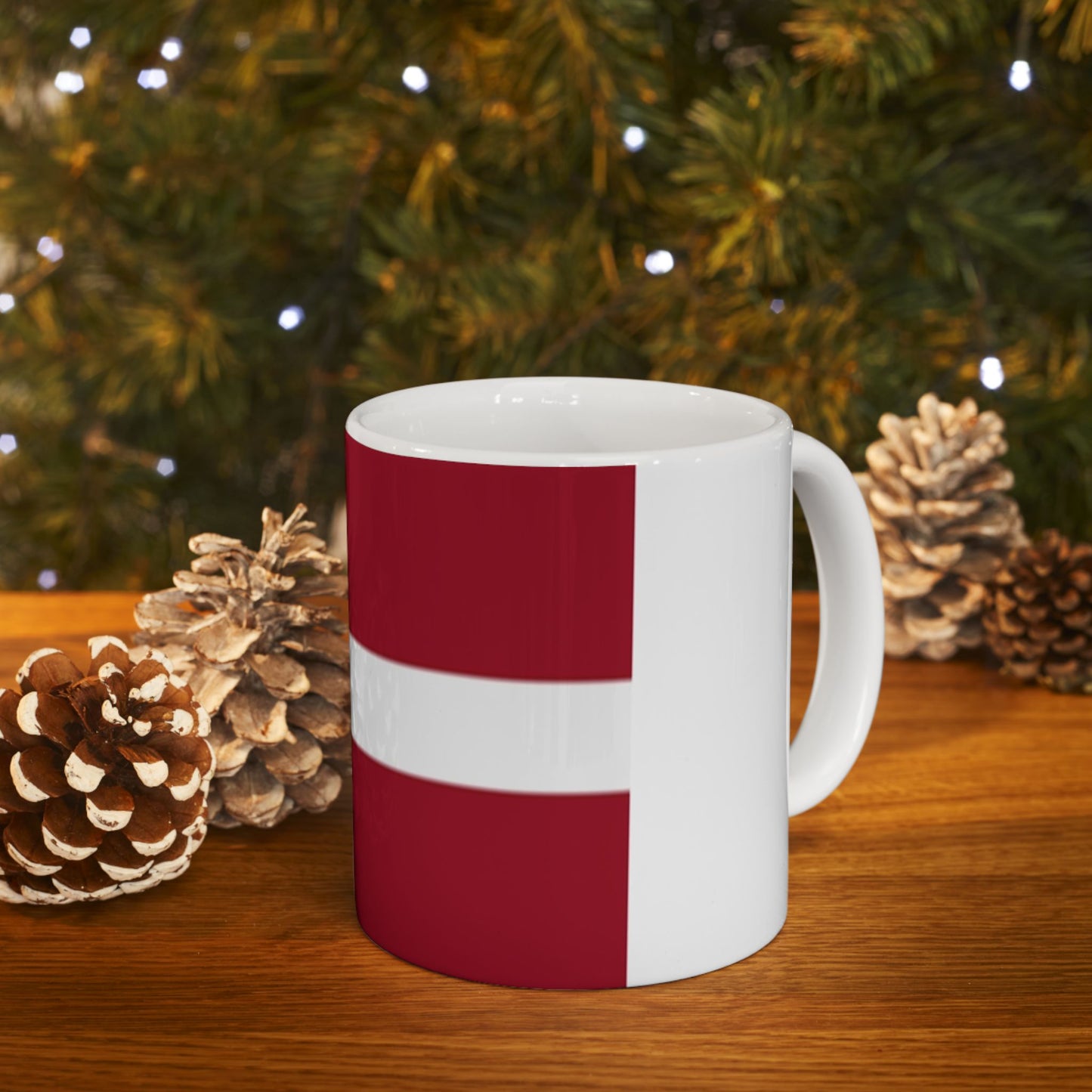 Ceramic Mug 11oz -- Latvia