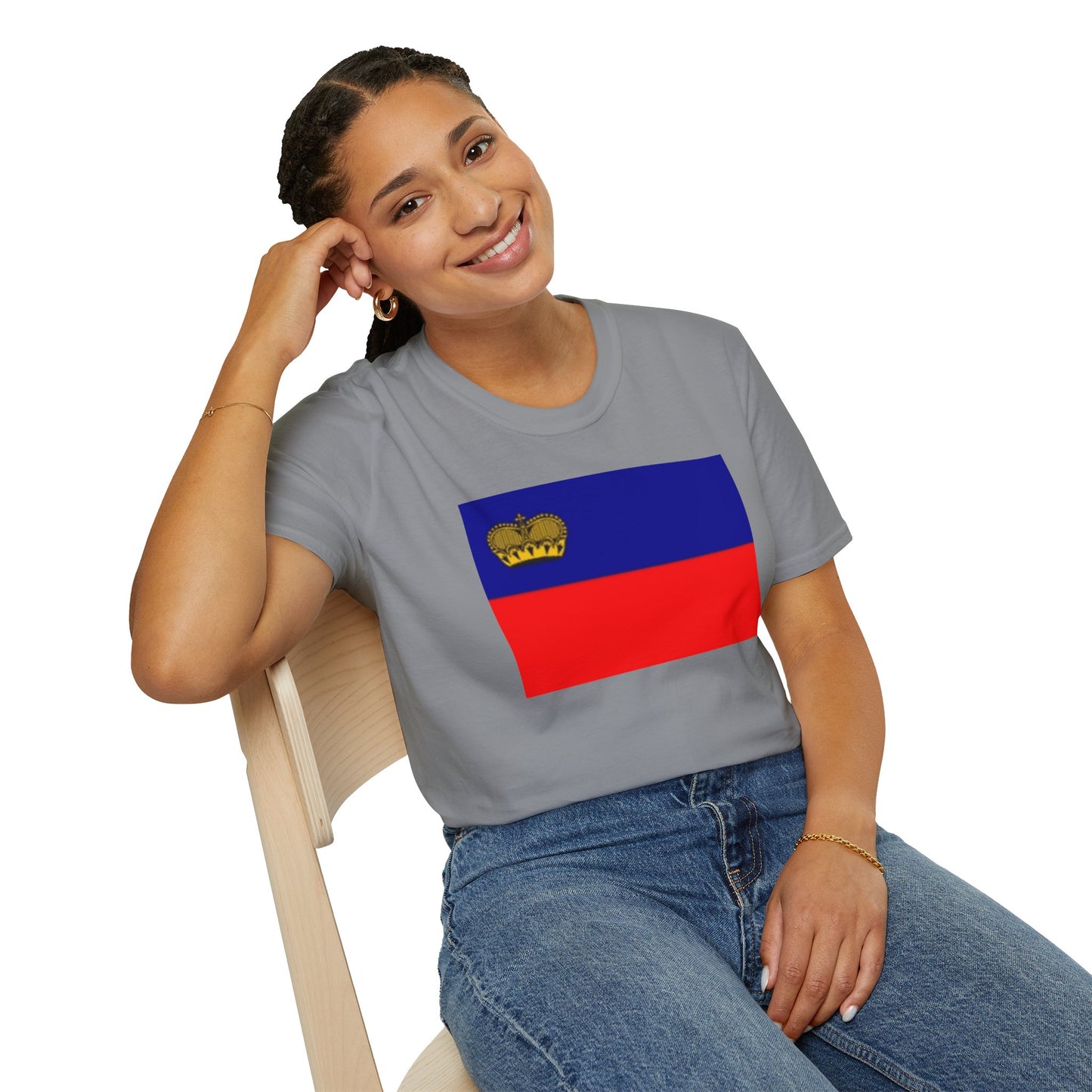 Unisex Softstyle T-Shirt -- Liechtenstein