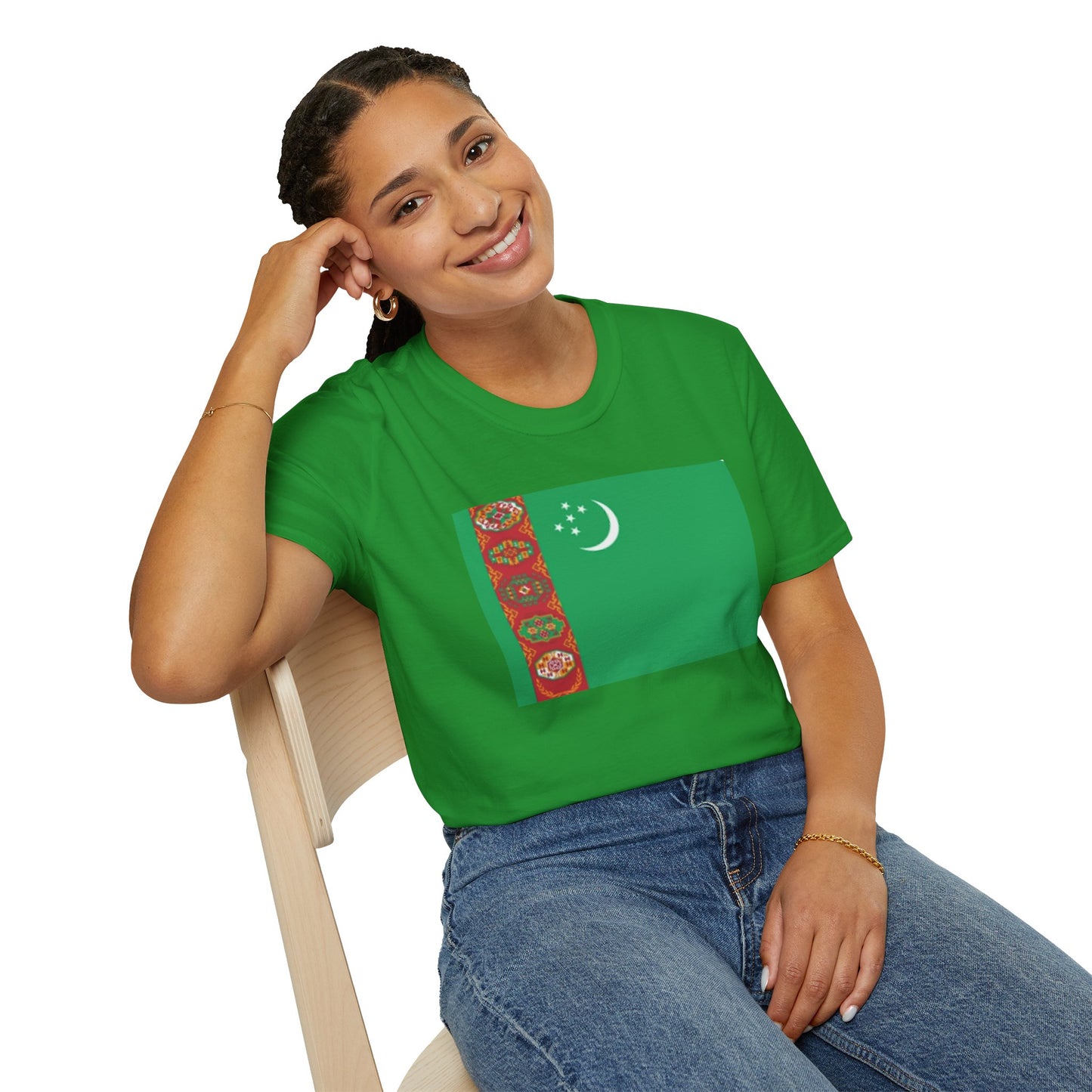 Unisex Softstyle T-Shirt -- Turkmenistan
