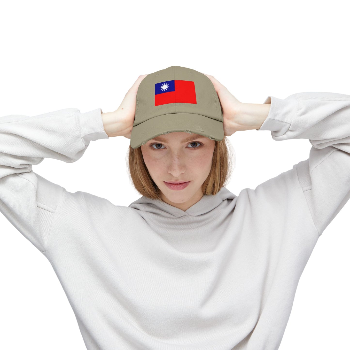 Unisex Distressed Cap -- Taiwan