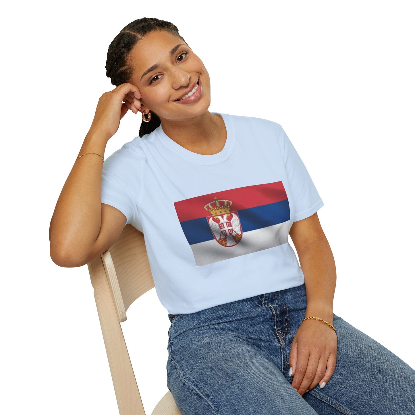 Unisex Softstyle T-Shirt -- Serbia