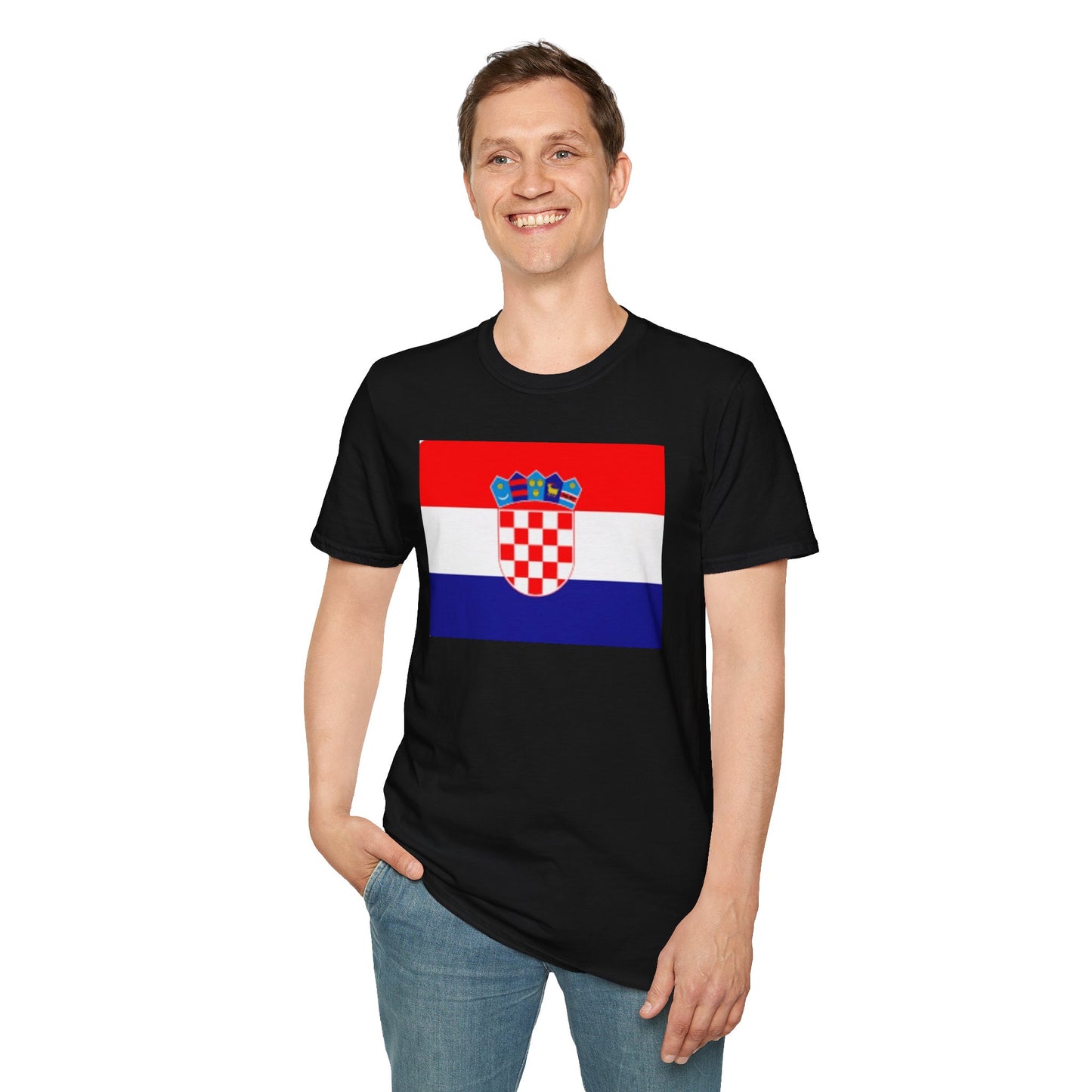 Unisex Softstyle T-Shirt -- Croatia