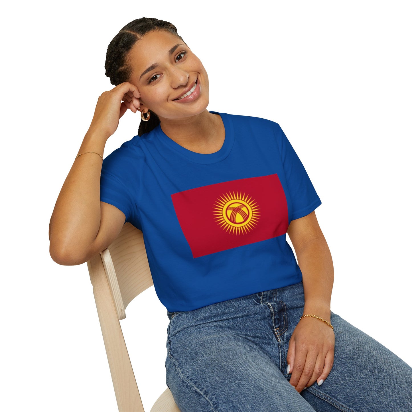 Unisex Softstyle T-Shirt -- Kyrgyzstan