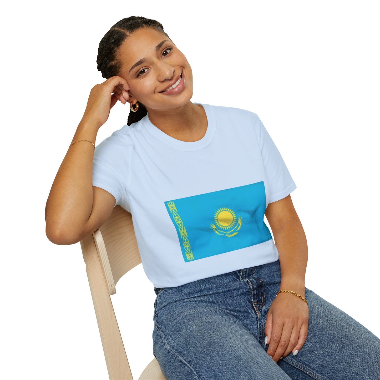Unisex Softstyle T-Shirt -- Kazakhstan