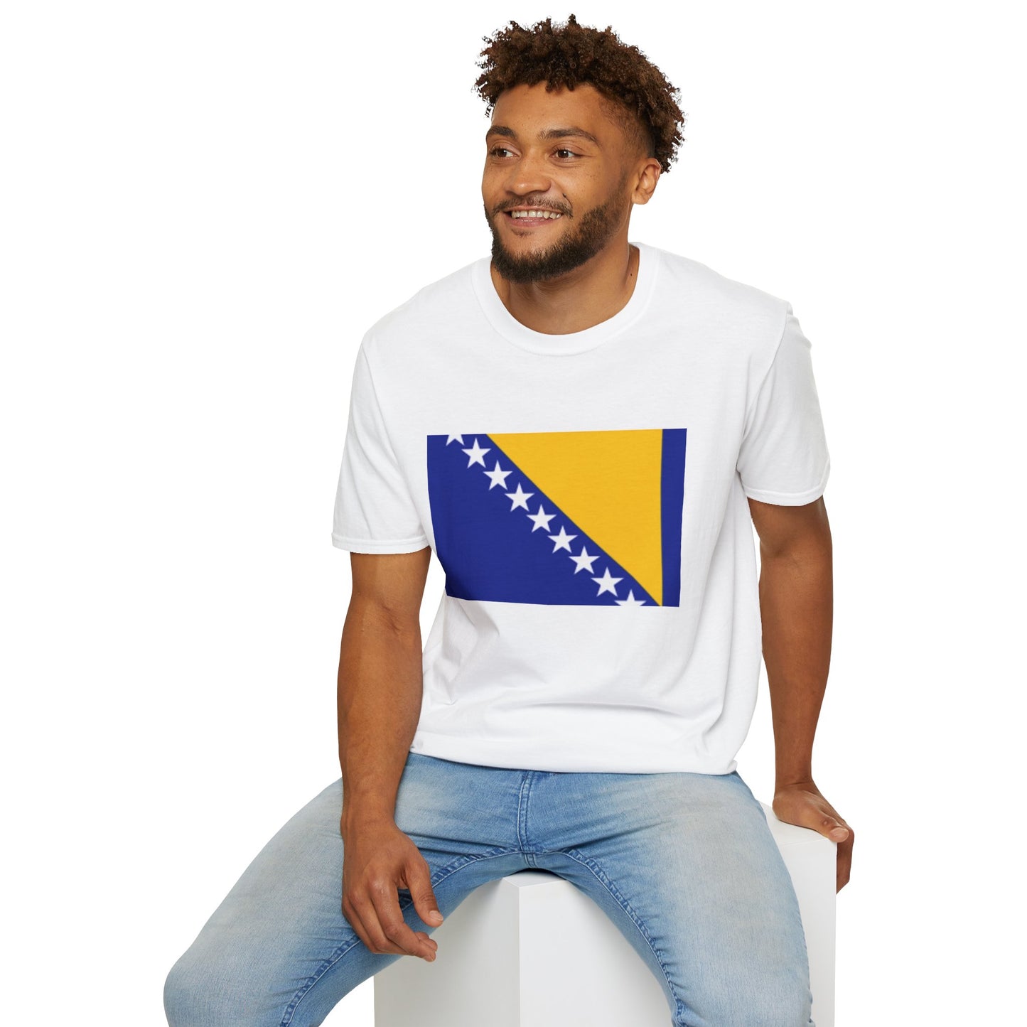 Unisex Softstyle T-Shirt -- Bosnia Herzegovina