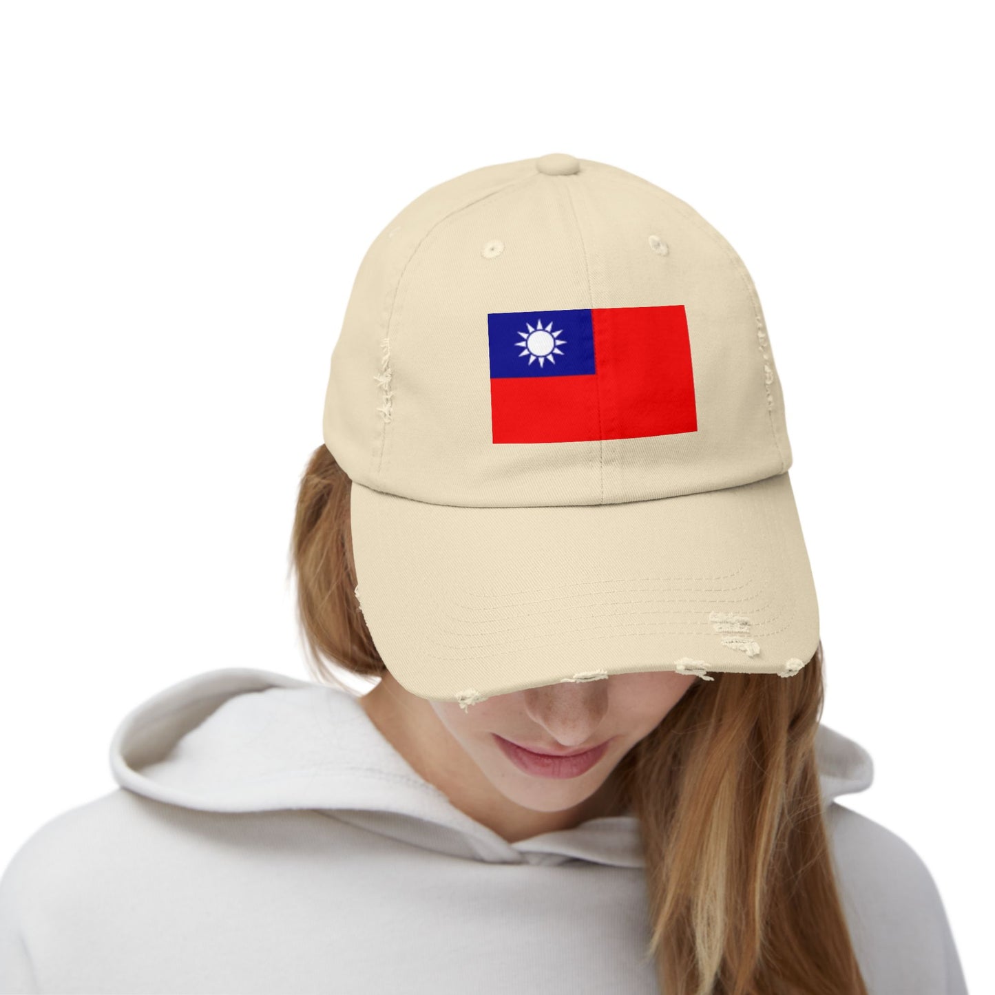 Unisex Distressed Cap -- Taiwan