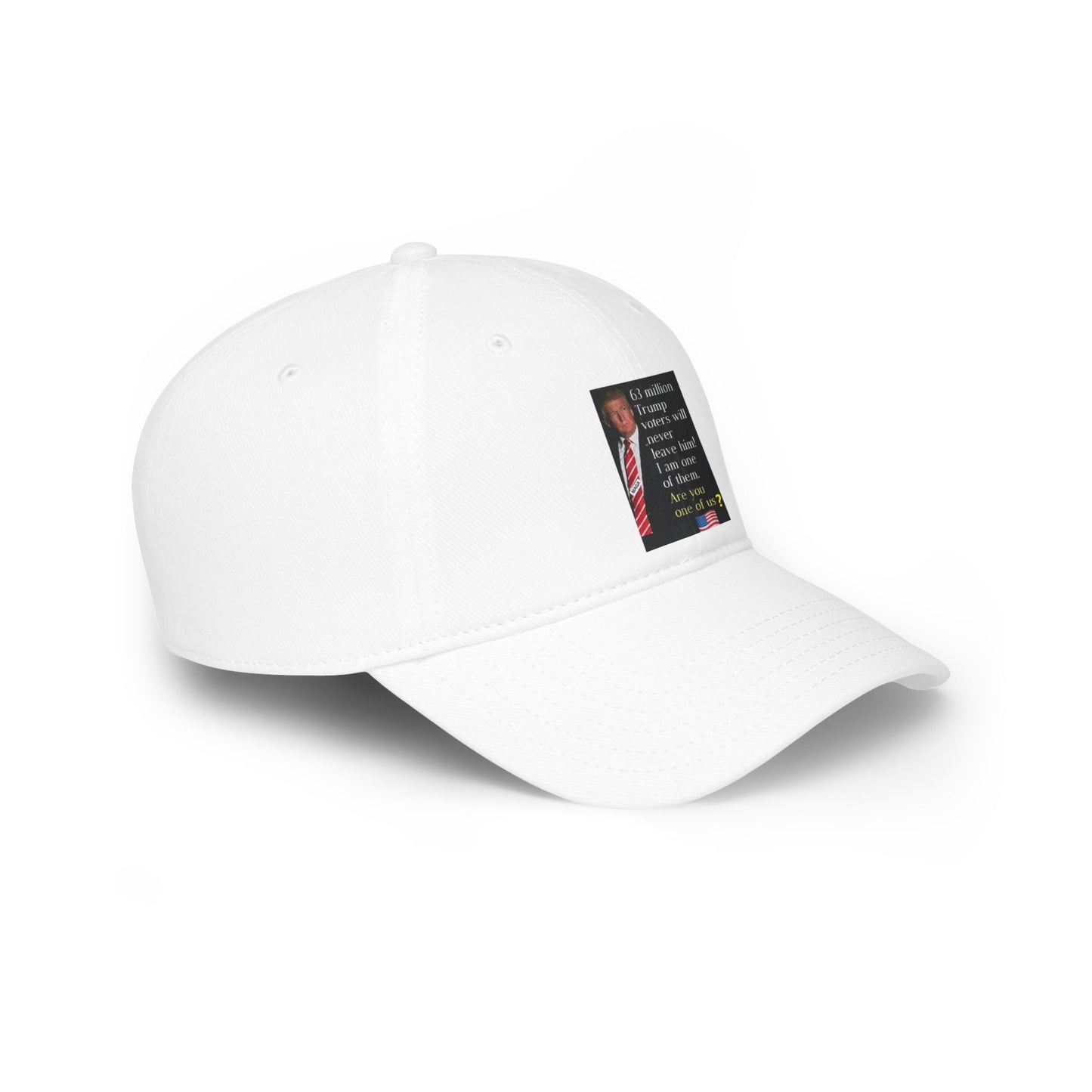Low Profile Baseball Cap +- Trump 2024