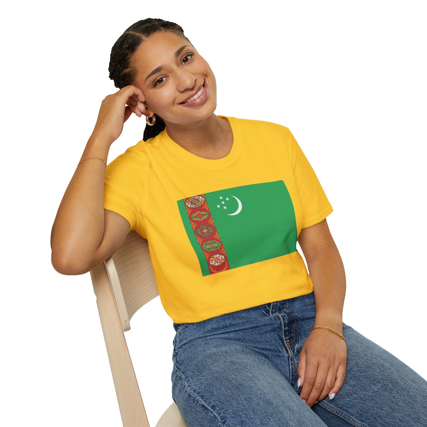 Unisex Softstyle T-Shirt -- Turkmenistan