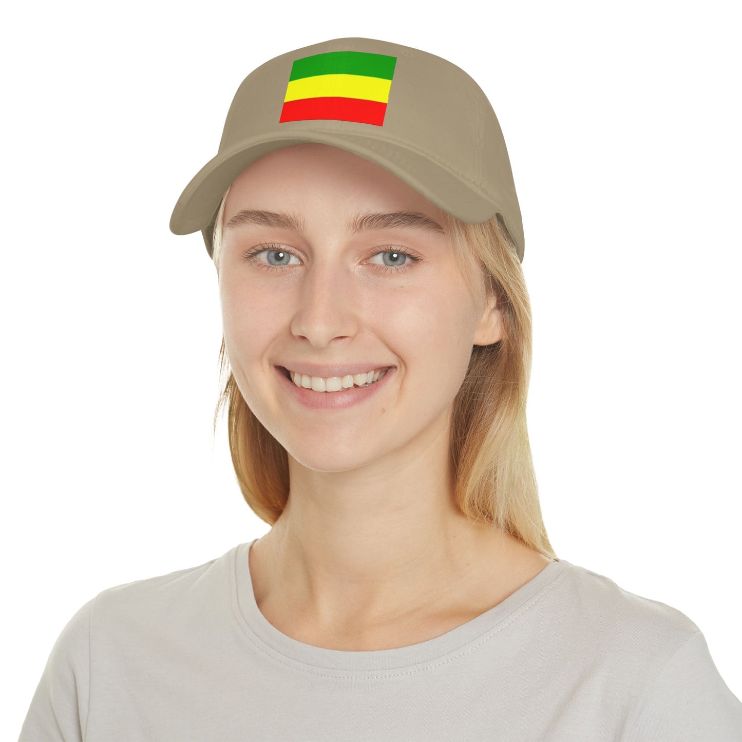 Low Profile Baseball Cap -- Ethiopan Flag no star