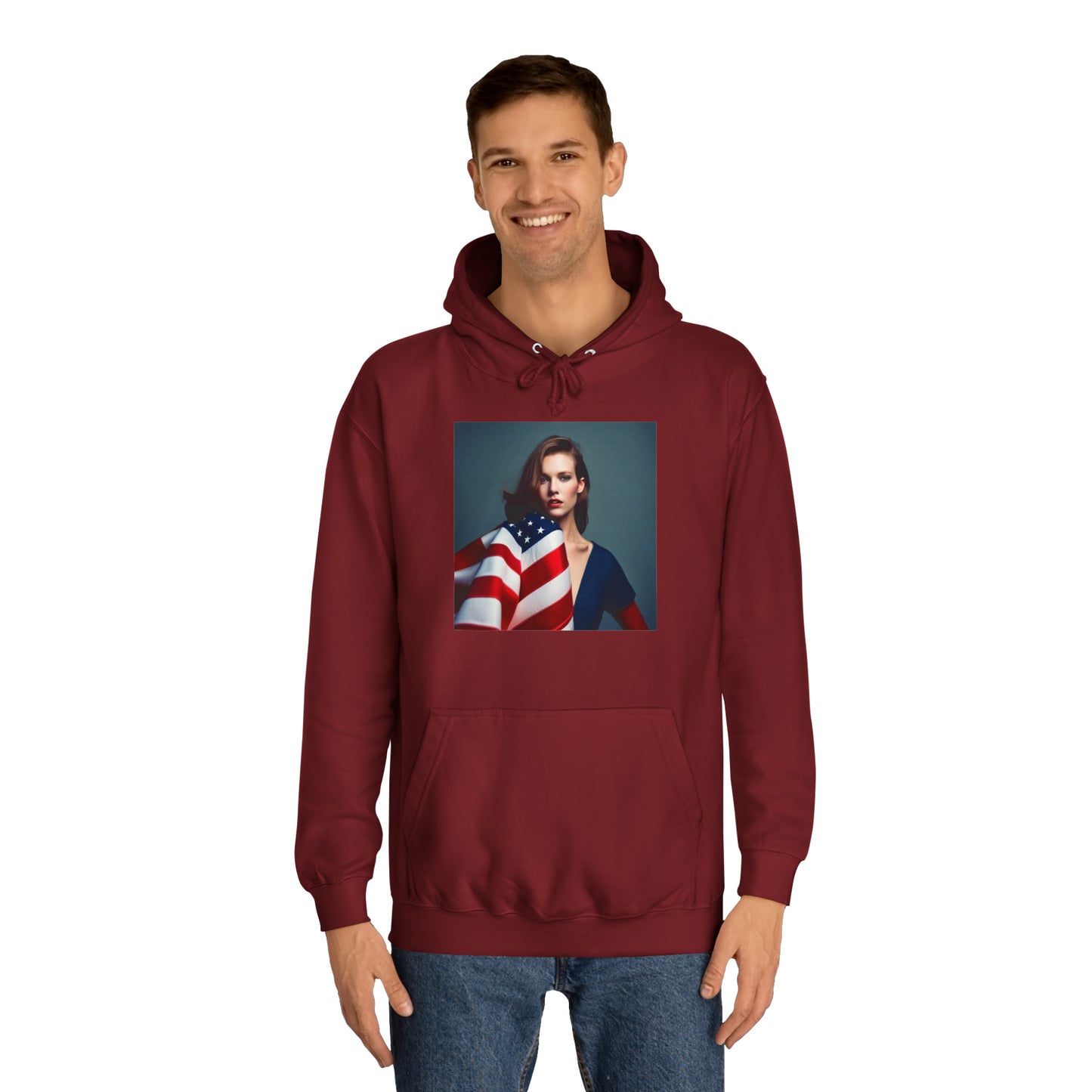 Unisex College Hoodie USA