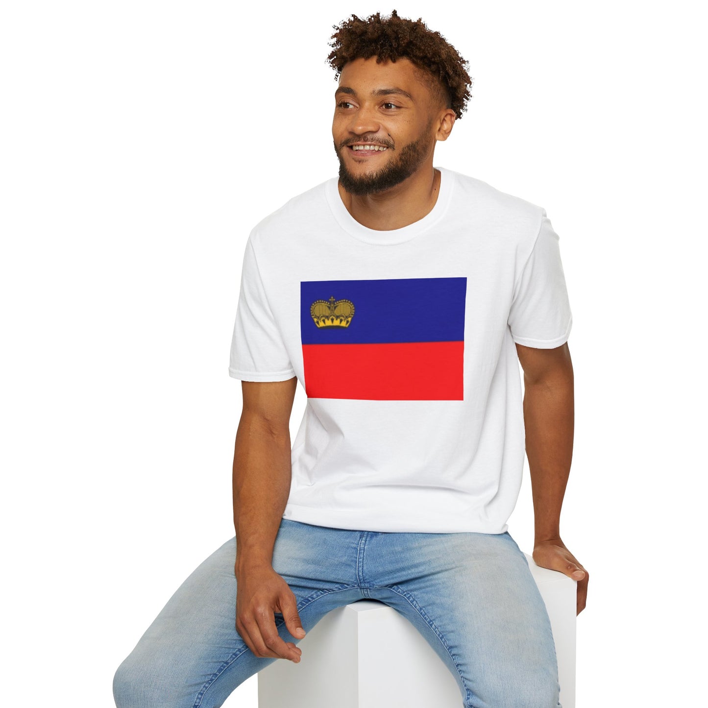 Unisex Softstyle T-Shirt -- Liechtenstein
