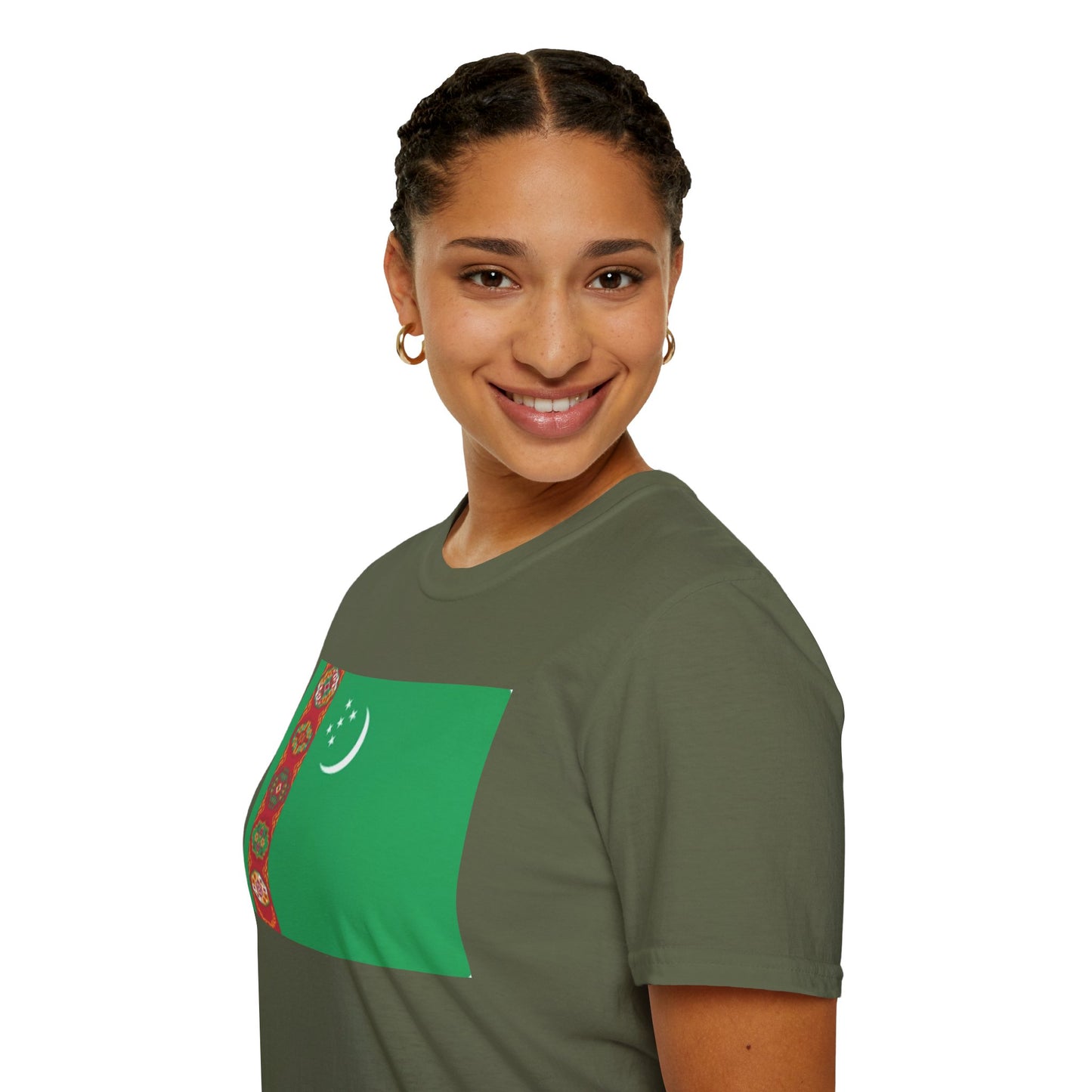 Unisex Softstyle T-Shirt -- Turkmenistan