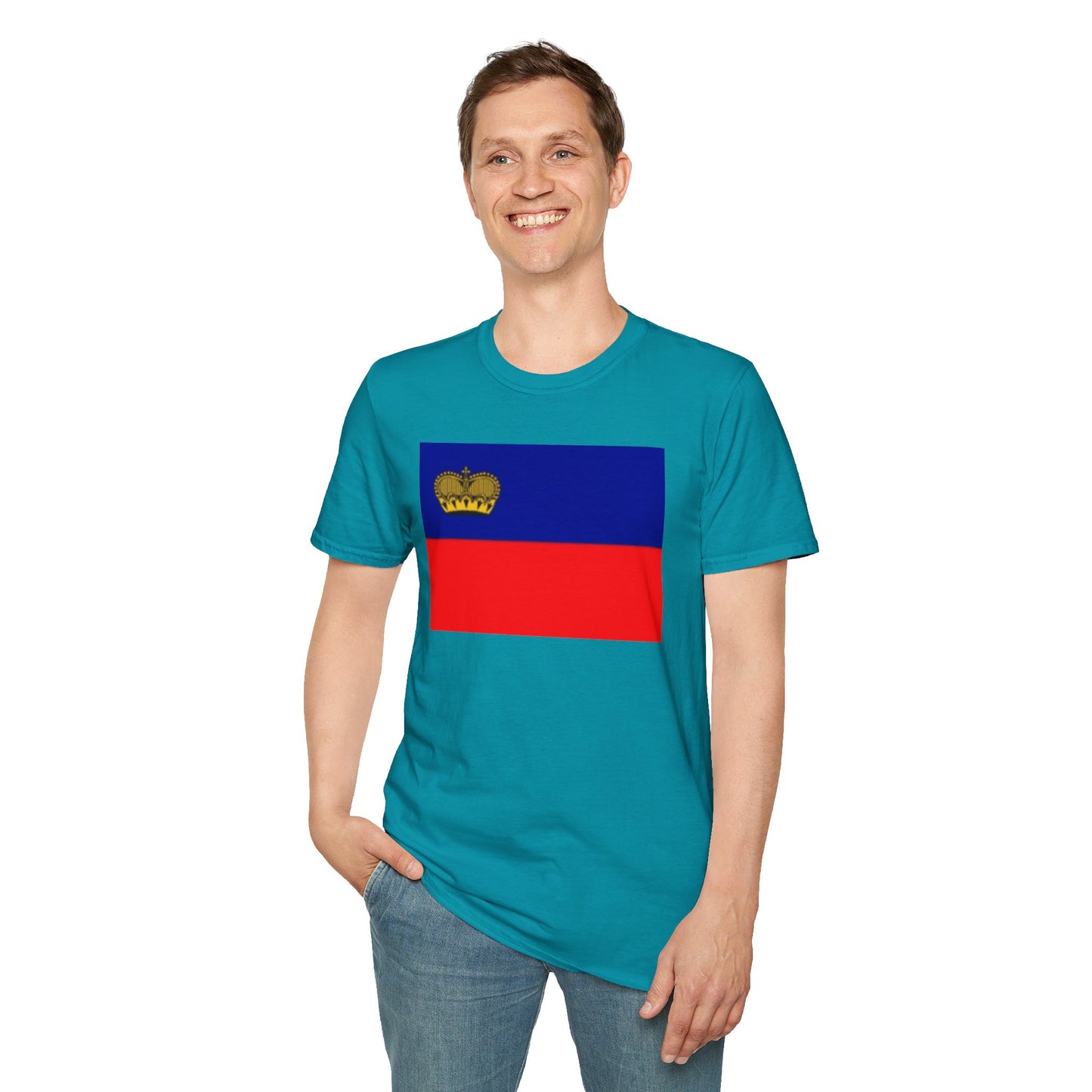 Unisex Softstyle T-Shirt -- Liechtenstein