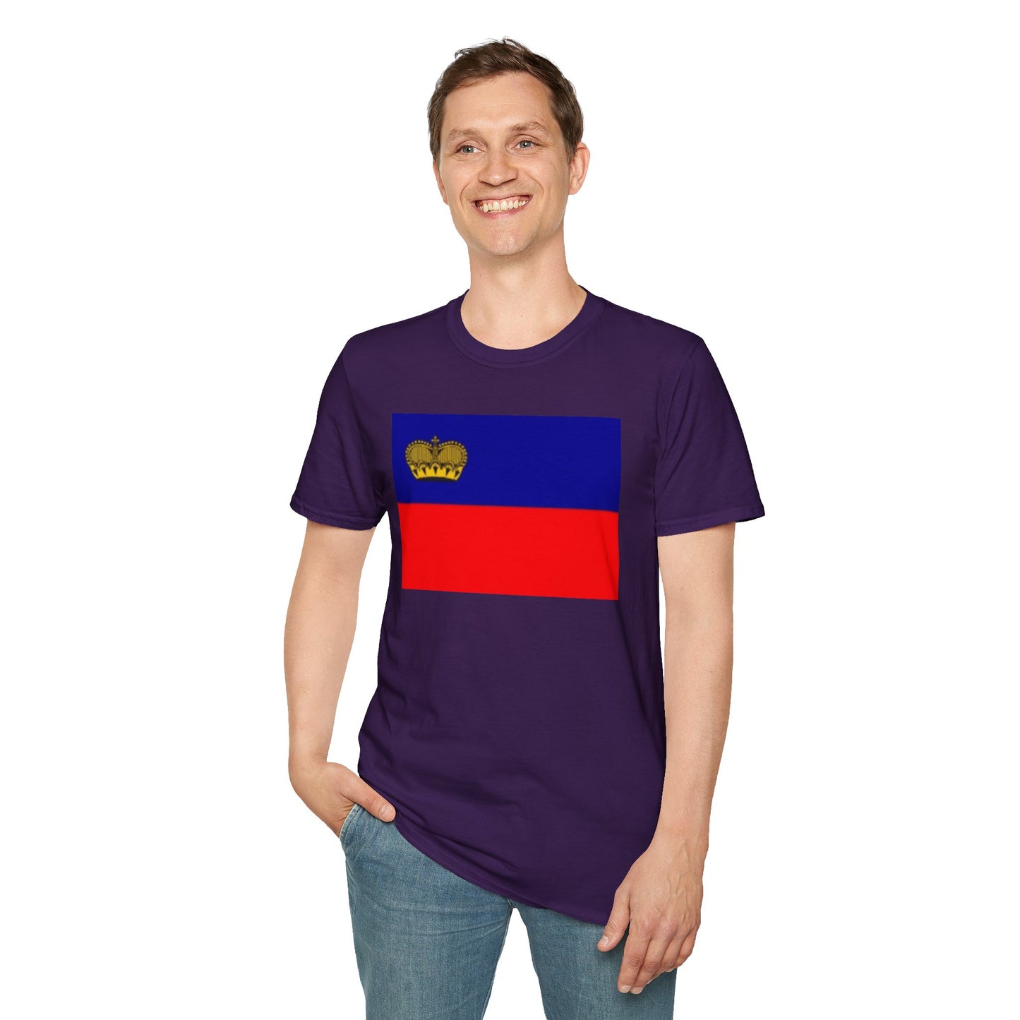 Unisex Softstyle T-Shirt -- Liechtenstein