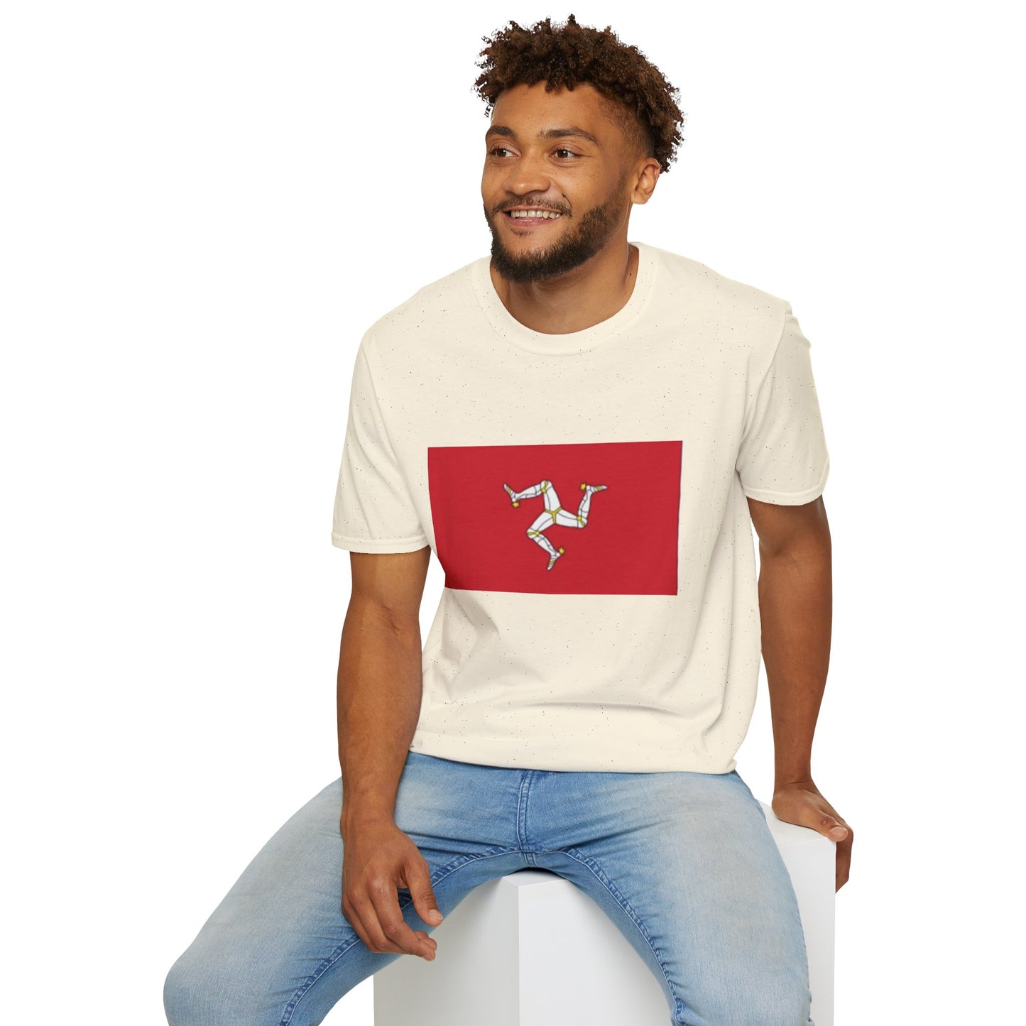 Unisex Softstyle T-Shirt -- Isle of Man