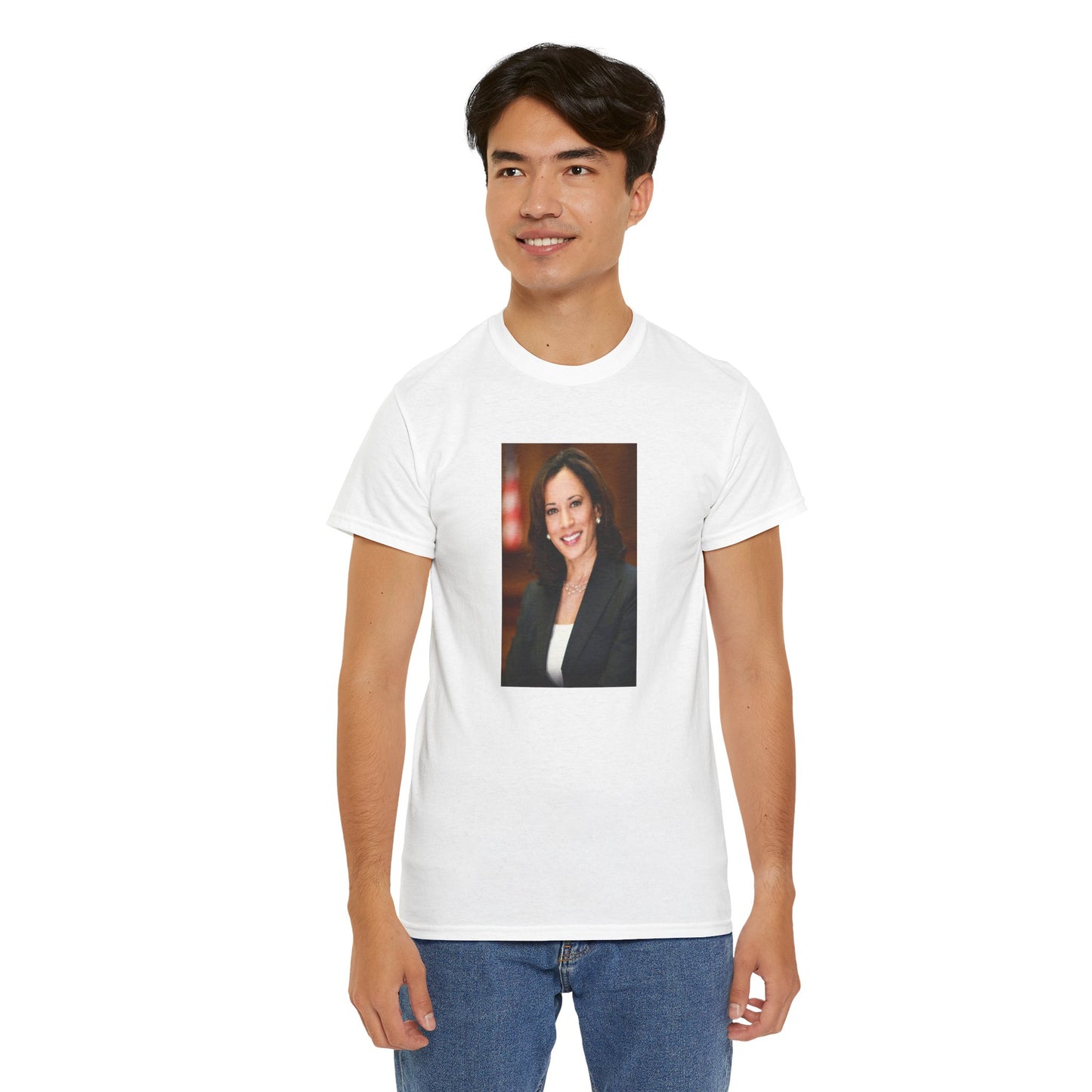 Unisex Heavy Cotton Tee -- Kamala Harris 2024