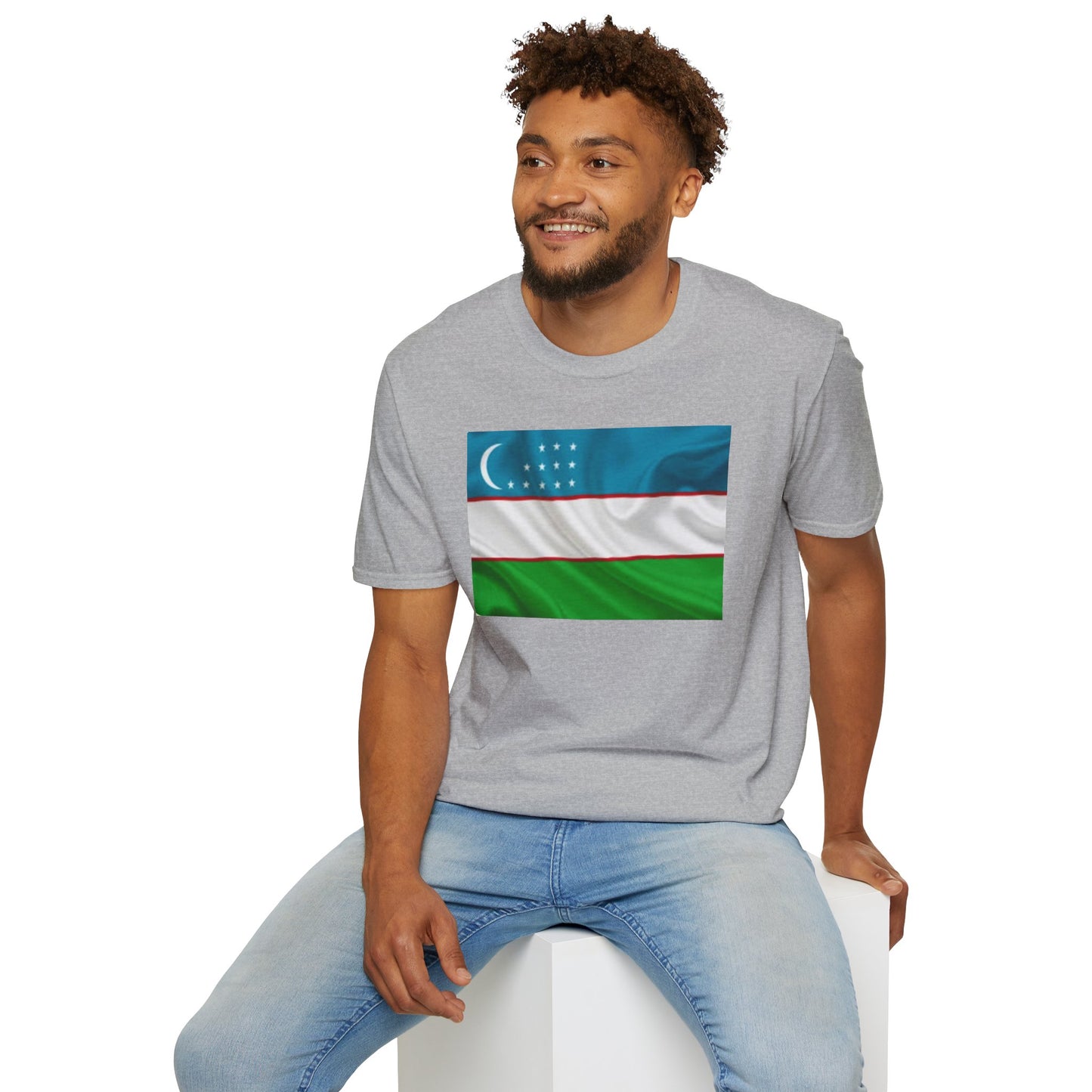 Unisex Softstyle T-Shirt -- Uzbekistan