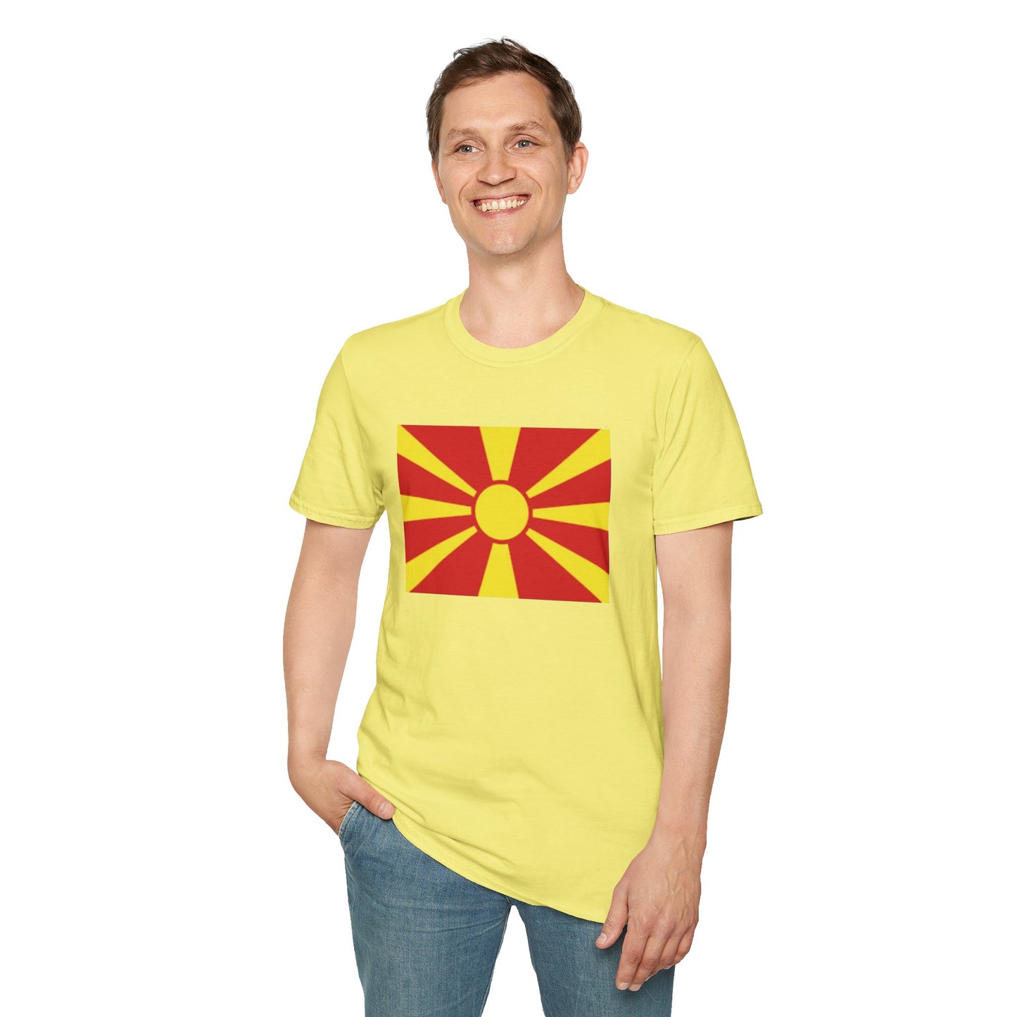 Unisex Softstyle T-Shirt -- North Macedonia