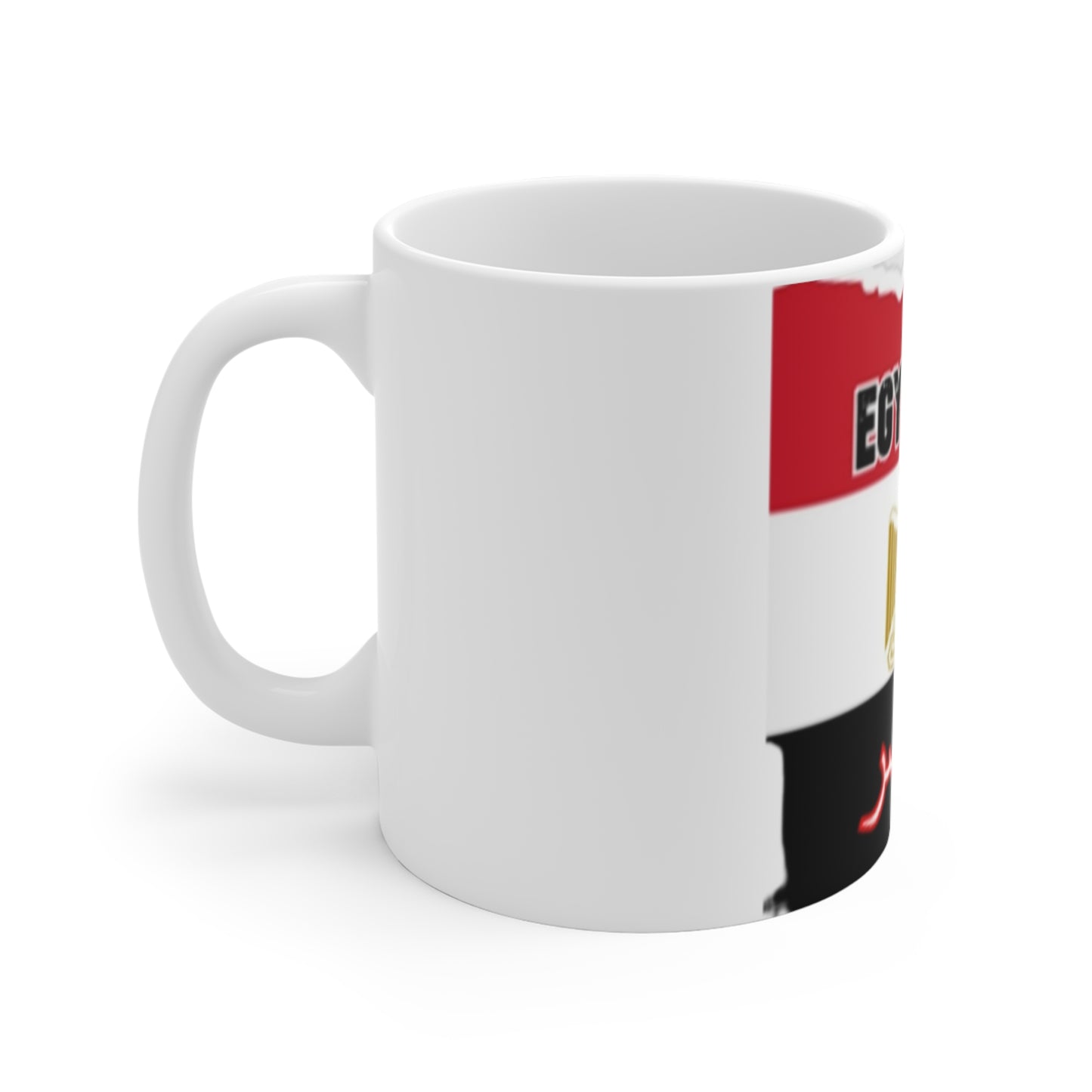 Mug 11oz -- Egypt flag and map