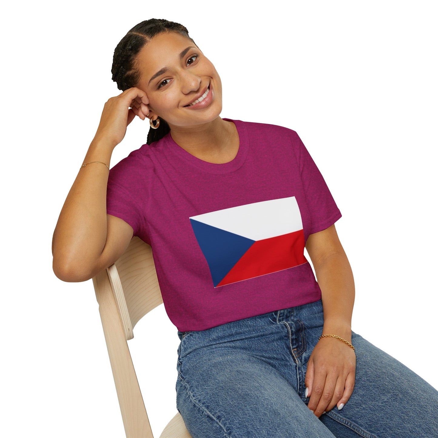 Unisex Softstyle T-Shirt -- Czechia