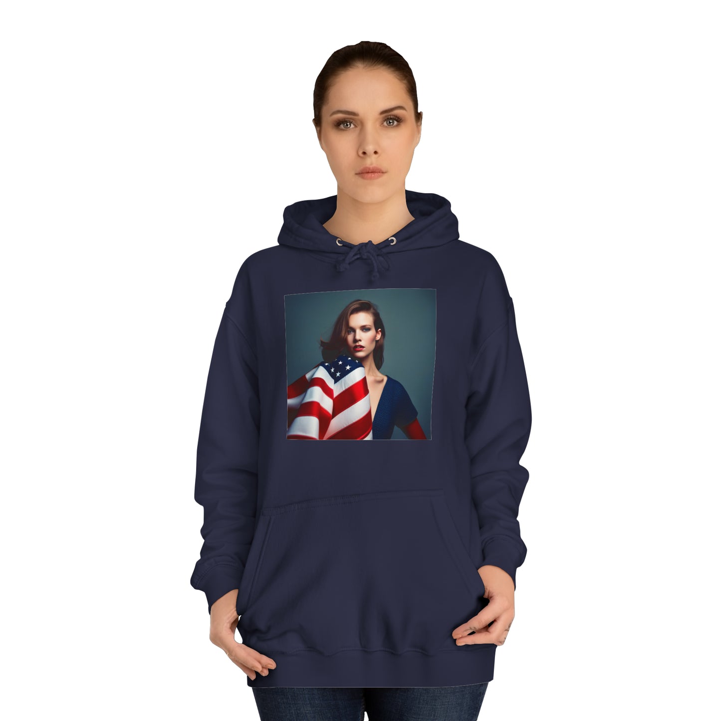 Unisex College Hoodie USA