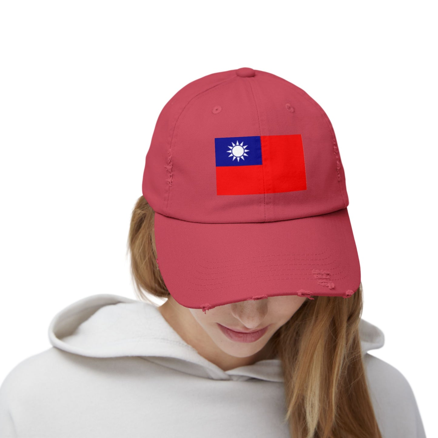 Unisex Distressed Cap -- Taiwan